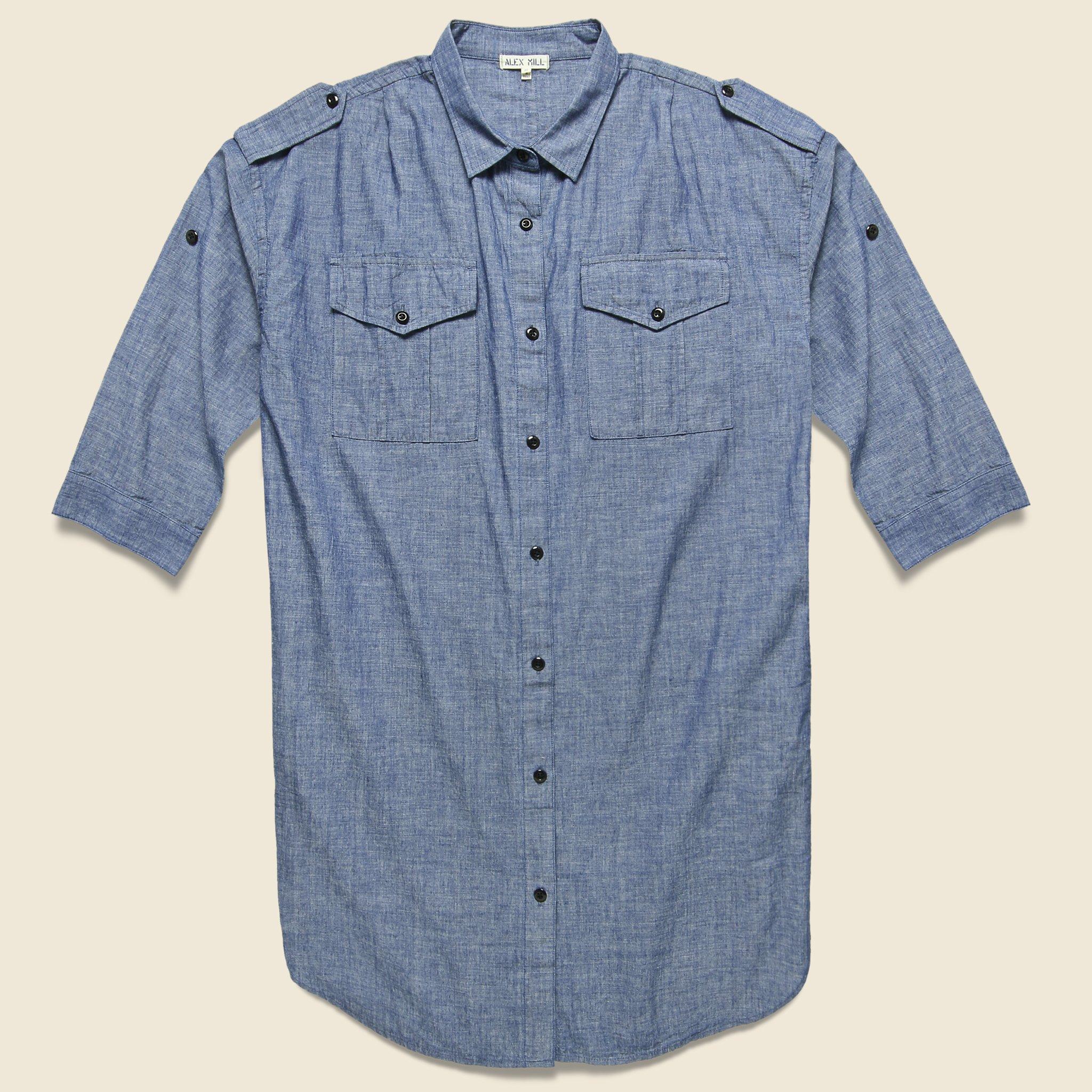 alex mill shirt dress