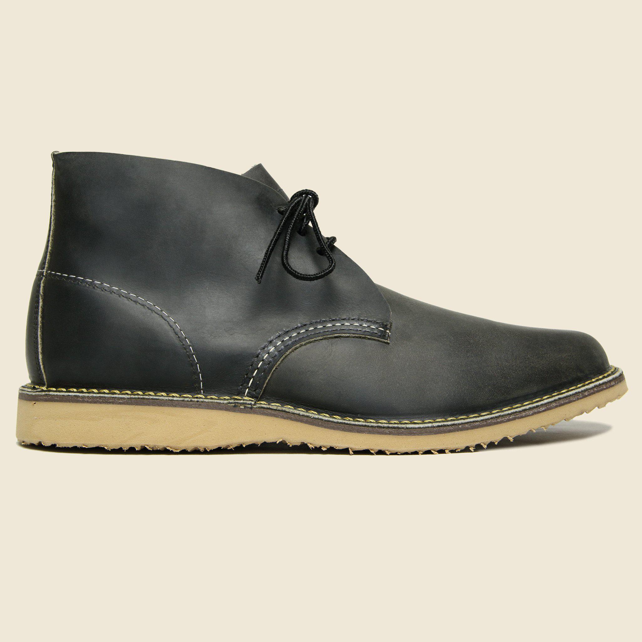 red wing chukka charcoal