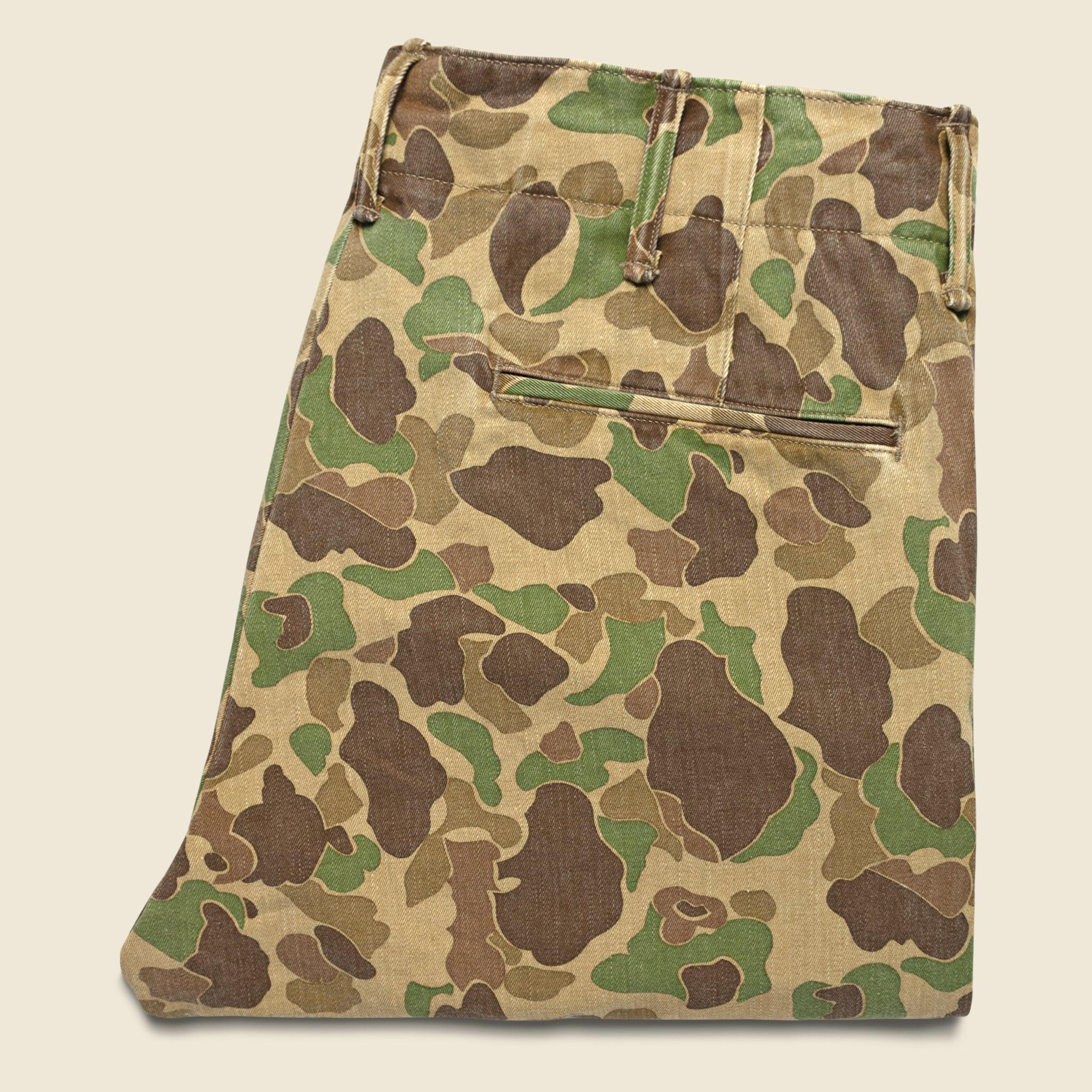 RRL Camo Cotton Chino Pant - Frog Skin Camo in Green for Men | Lyst