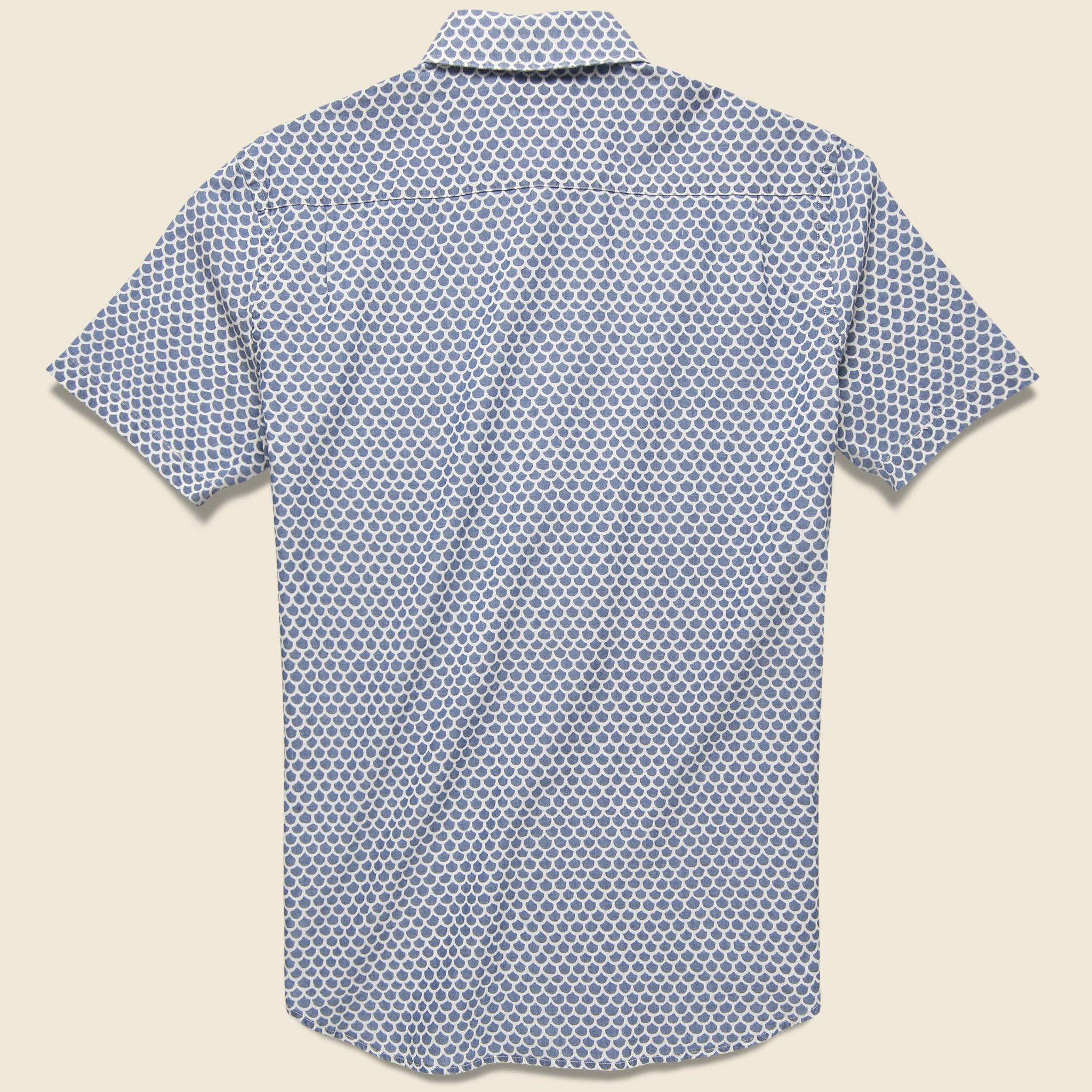 GenericMen Floral Print Slim Fit Shirt Long Sleeve Casual Button Down Shirt 
