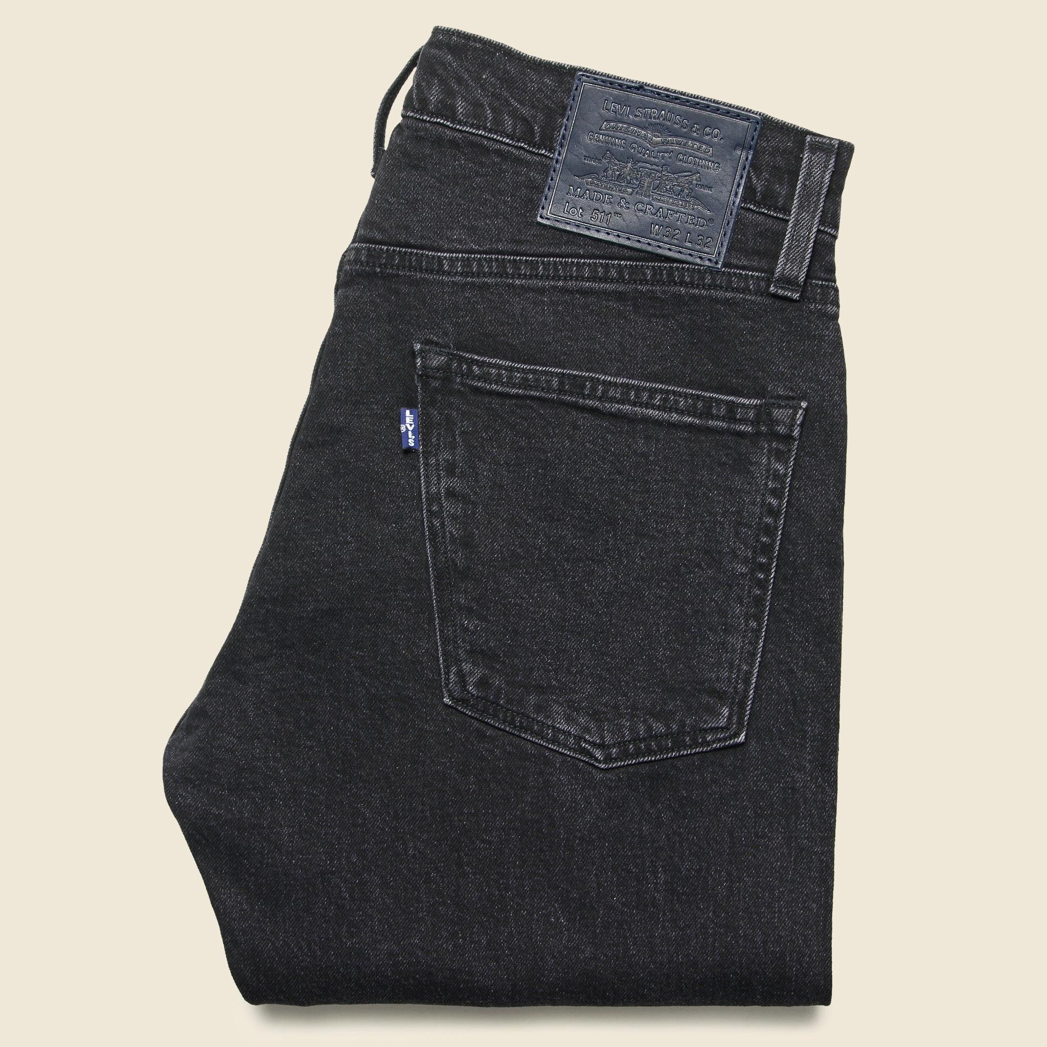 Levi's 511 Slim Fit Jean - Blackbill in Blue for Men | Lyst