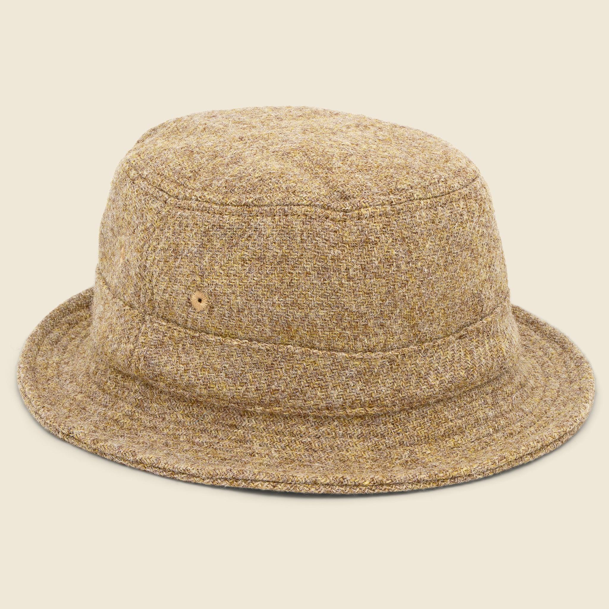 Universal Works Harris Tweed Bucket Hat - Sand in Natural for Men | Lyst