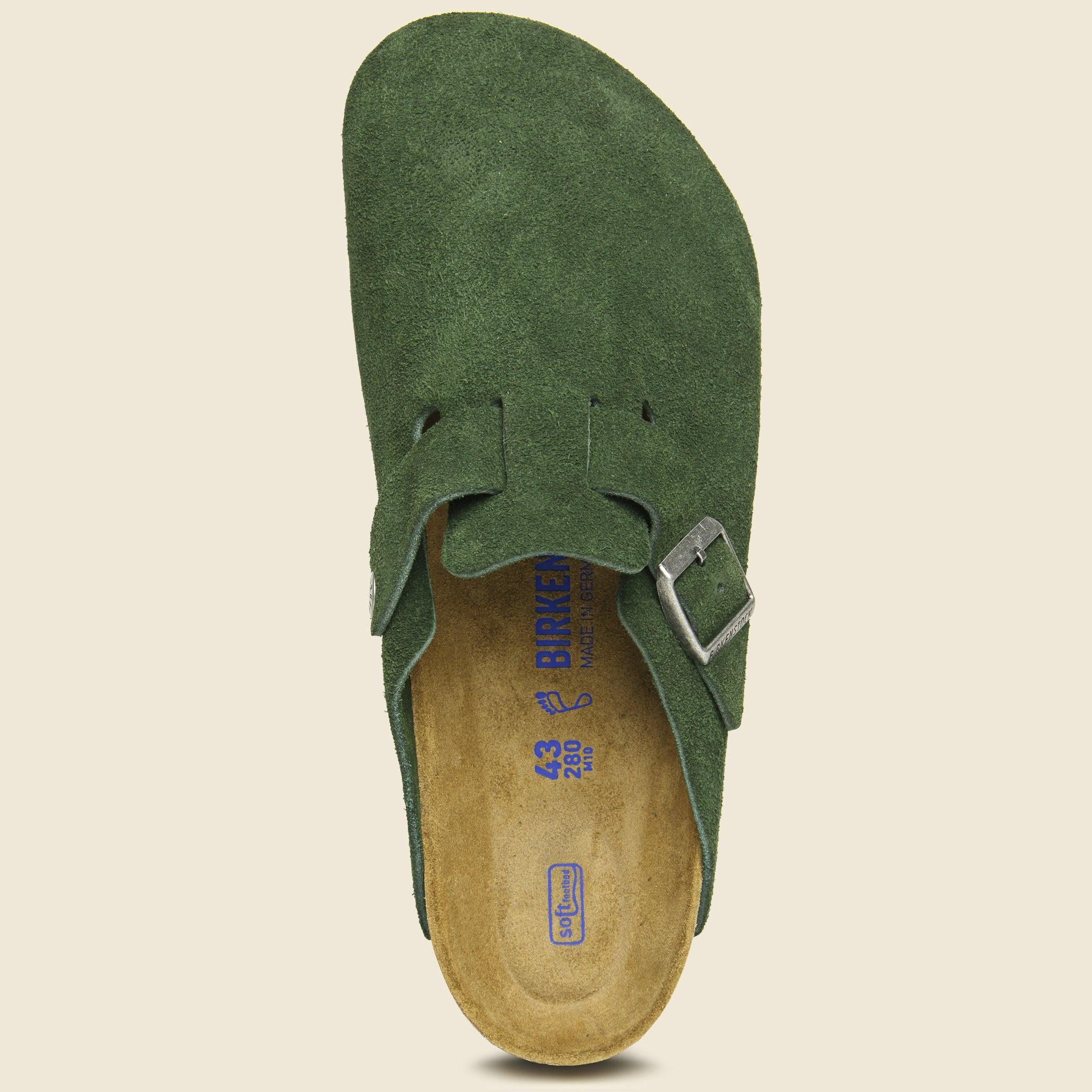 birkenstock green clogs