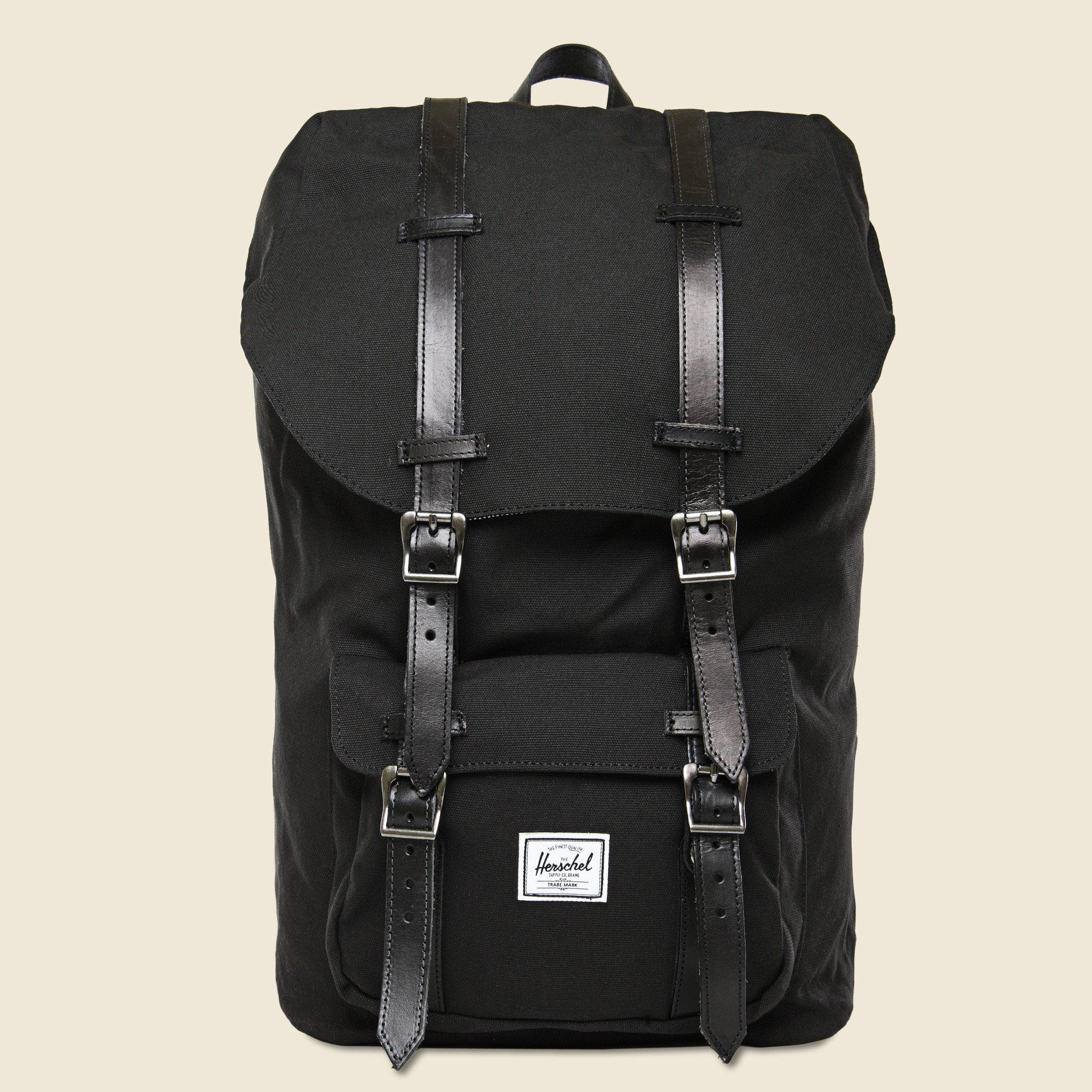 black herschel little america backpack