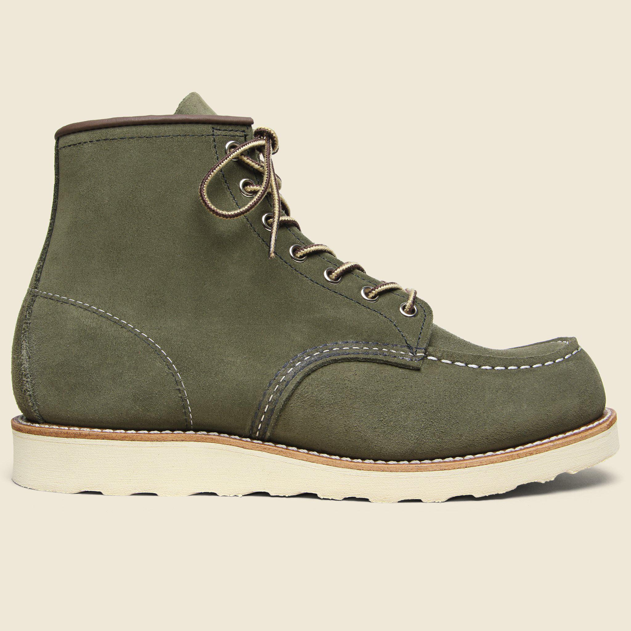 Red Wing Moc Toe No. 8857 in Green for Men | Lyst