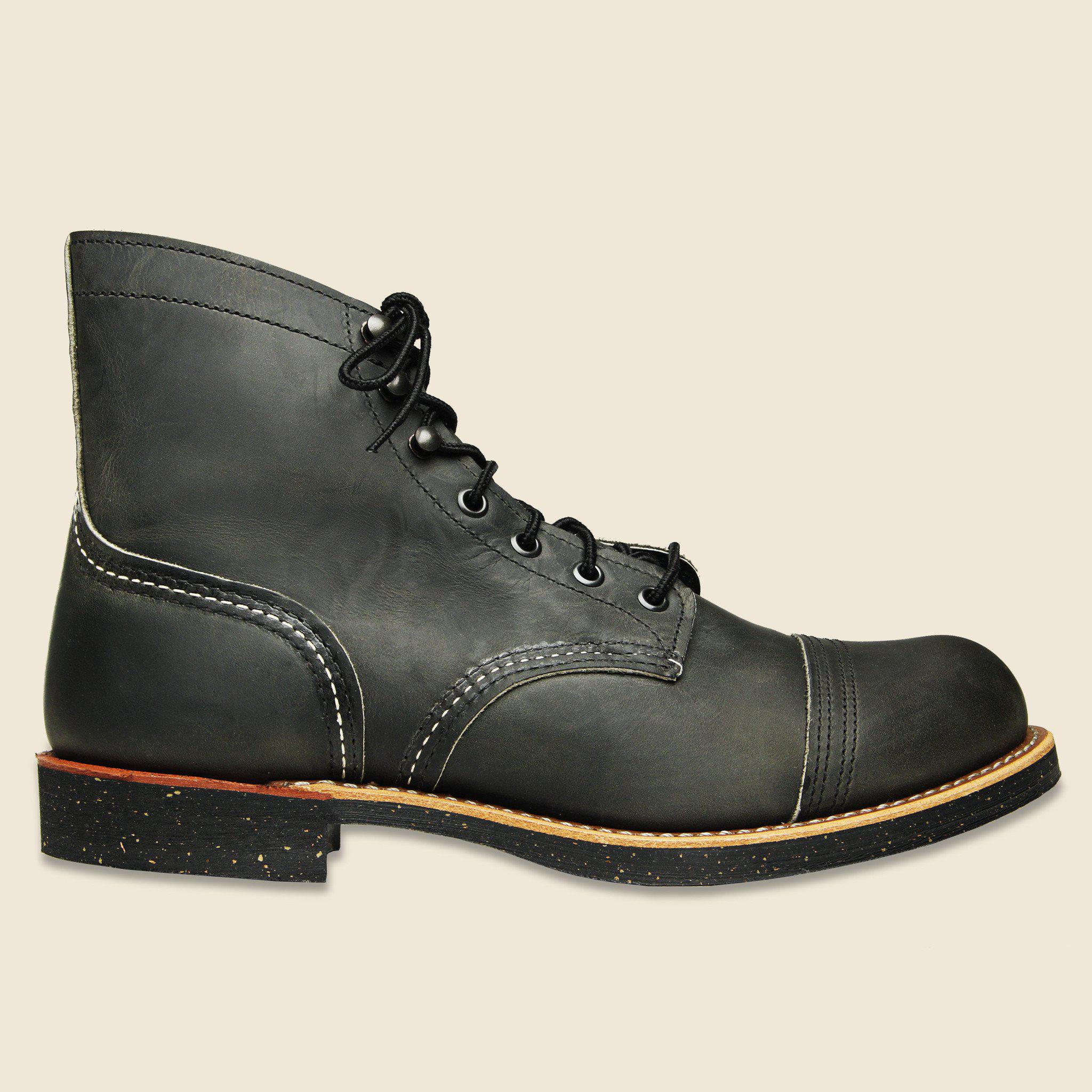 red wing iron ranger charcoal