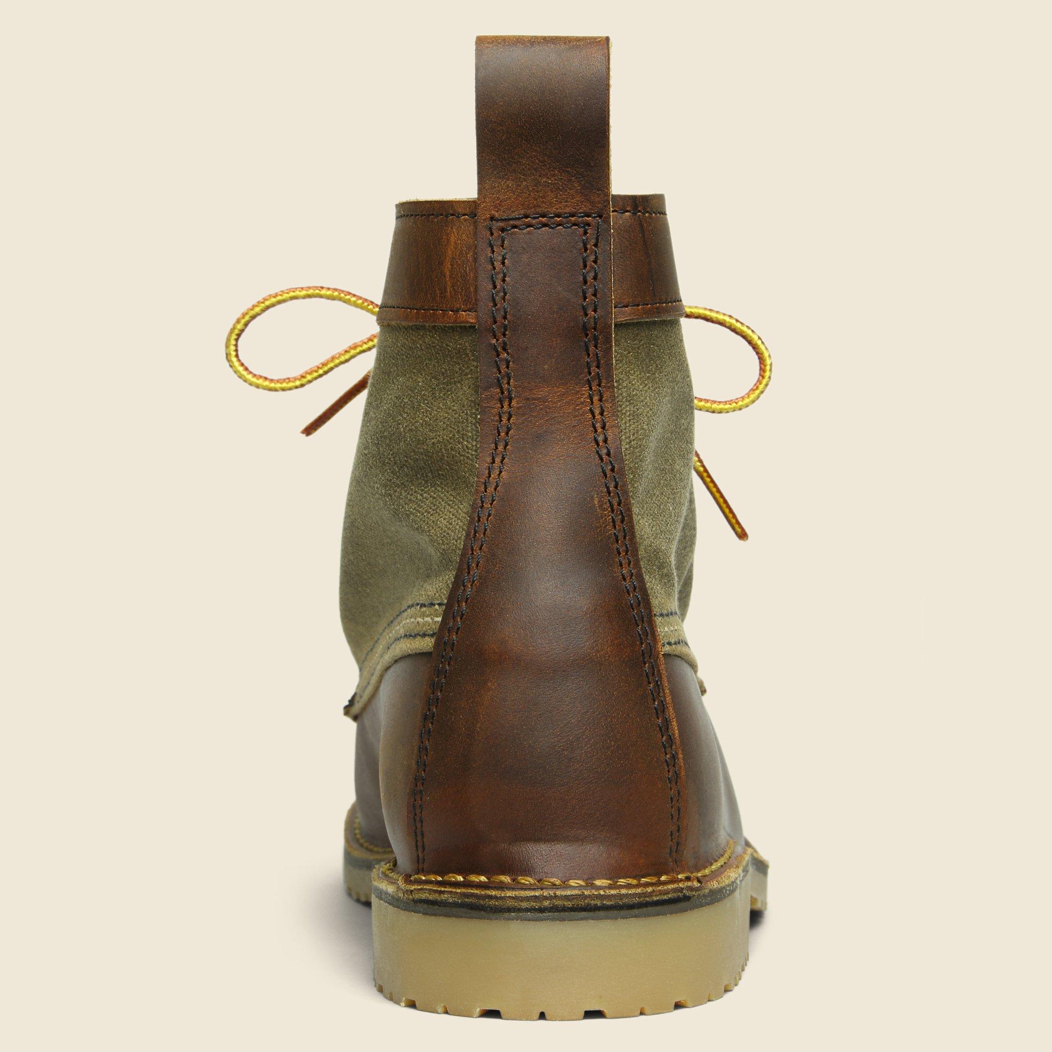 red wing canvas moc