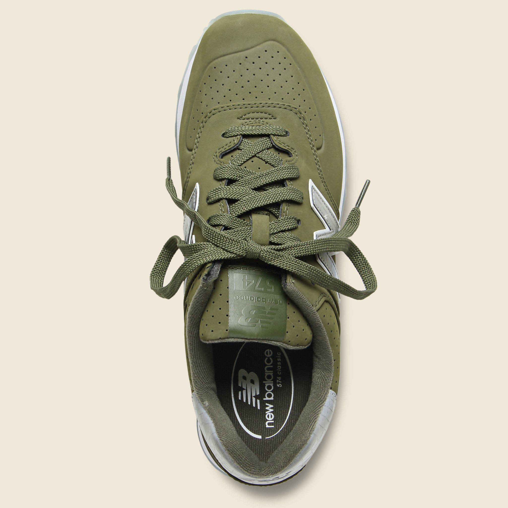 new balance green olive