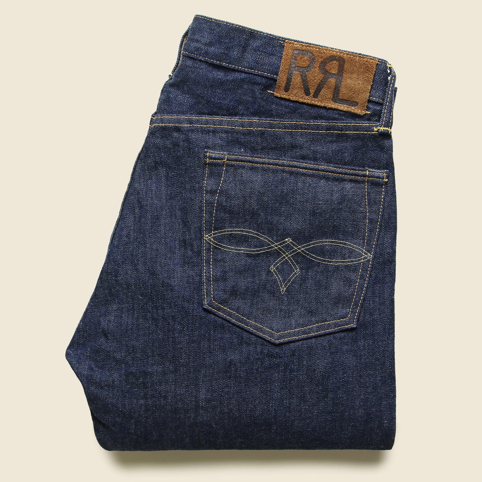 rrl slim fit selvedge jean