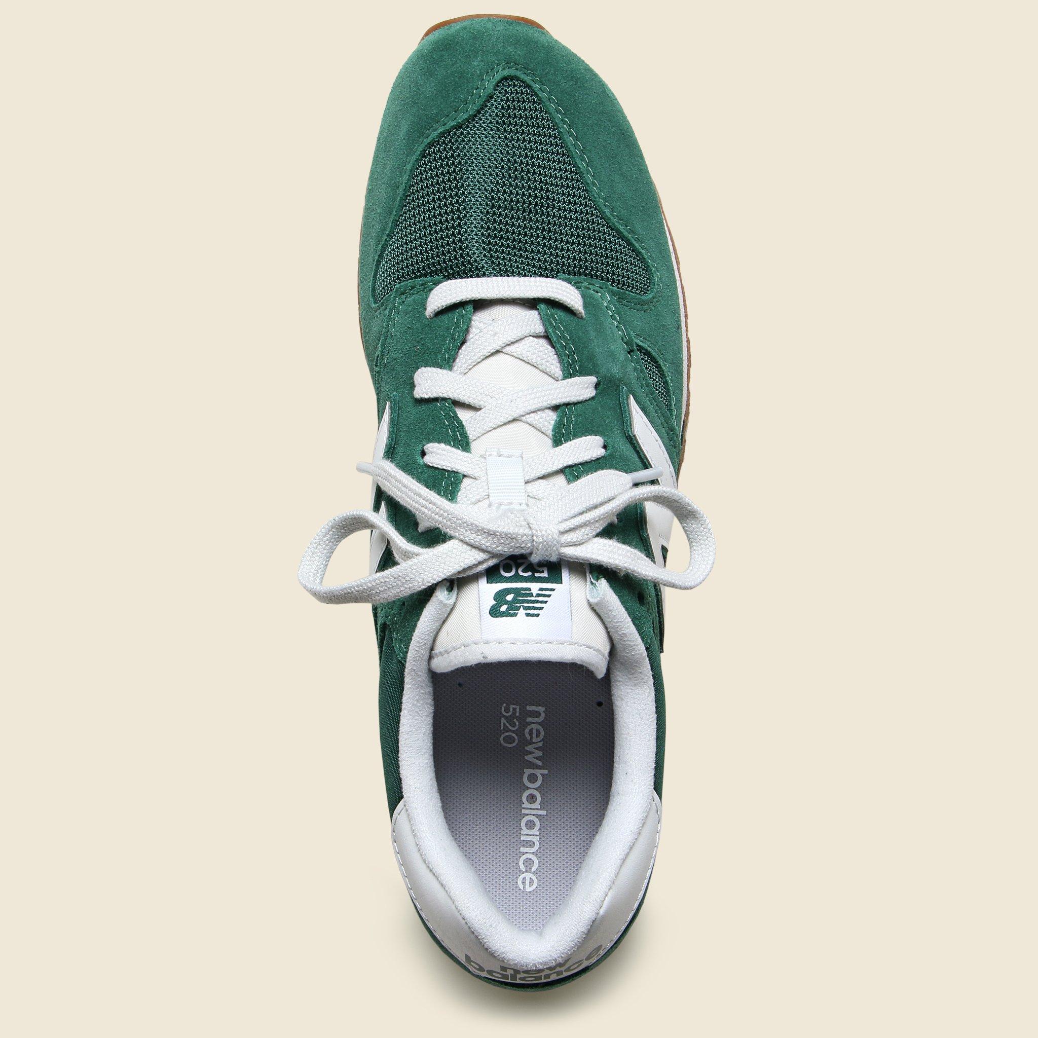 New Balance Suede 520 Sneaker in Green 