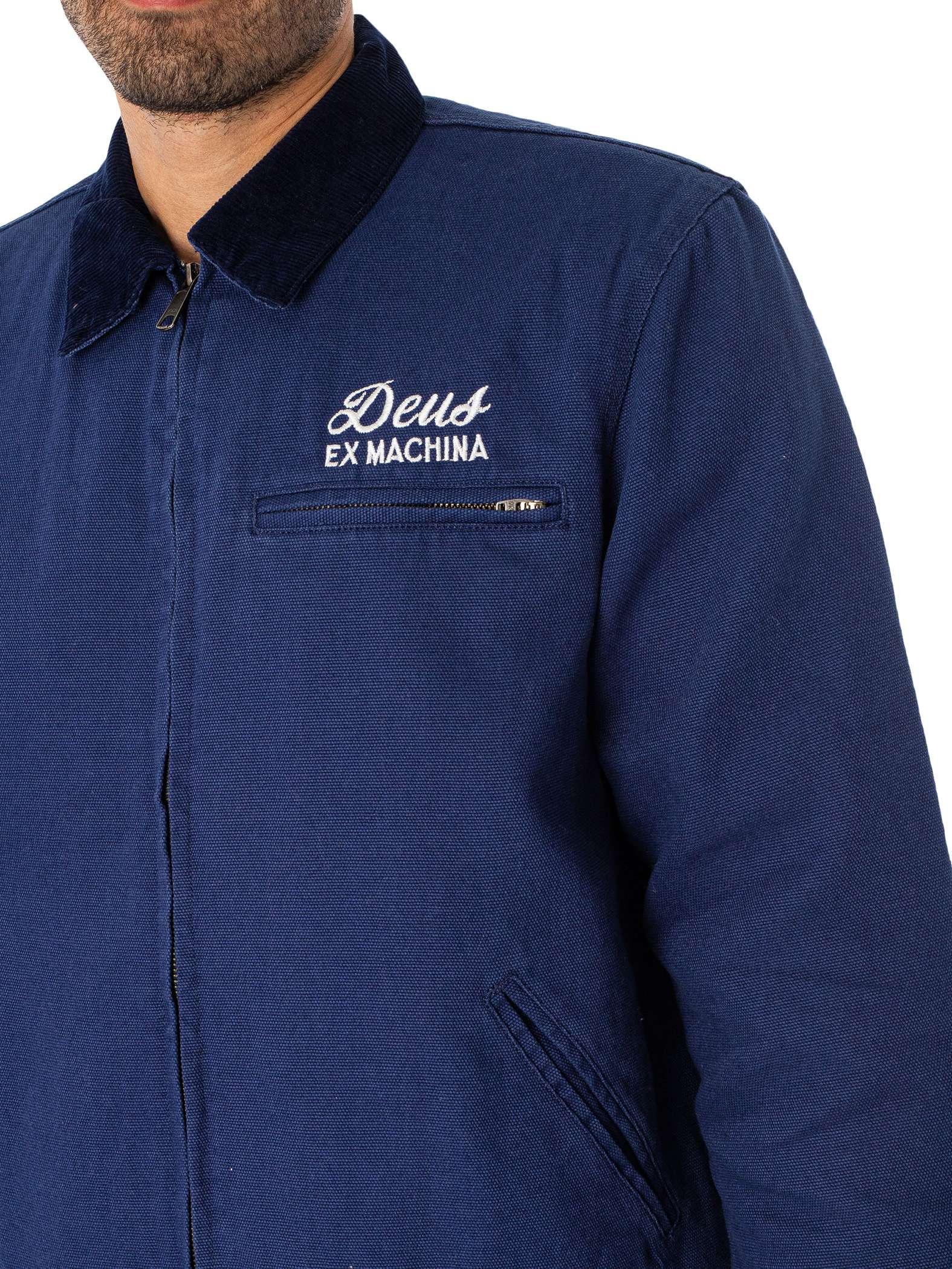 Deus Ex Machina Address Workwear Jacket in Blue for Men | Lyst