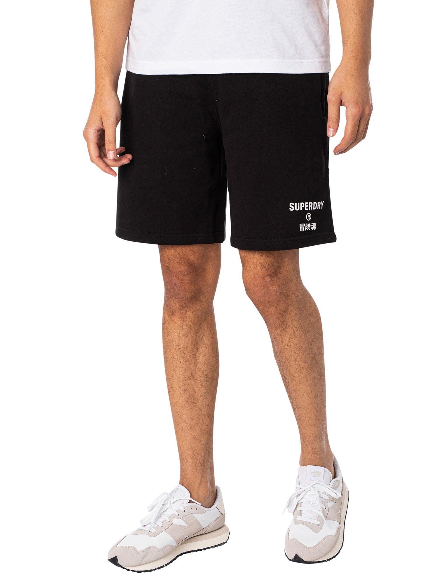 Superdry Code Core Sport Sweat Shorts in Black for Men | Lyst