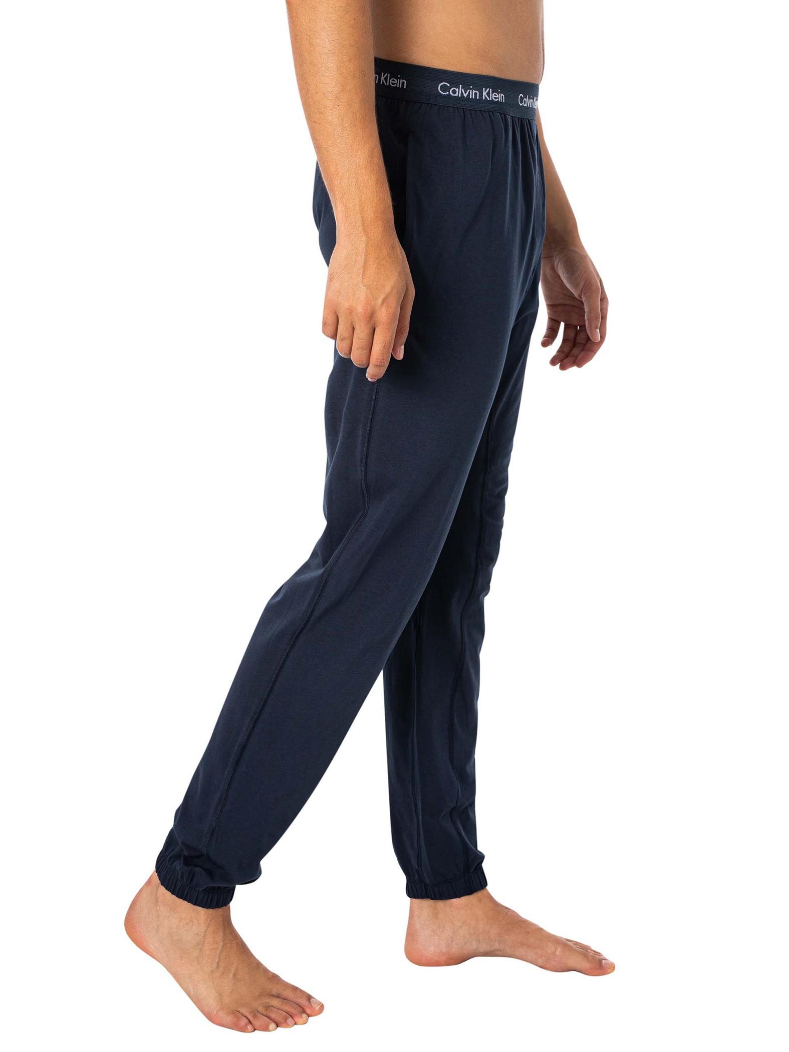 Calvin Klein Branded Waistband Pyjama Bottoms in Blue for Men | Lyst