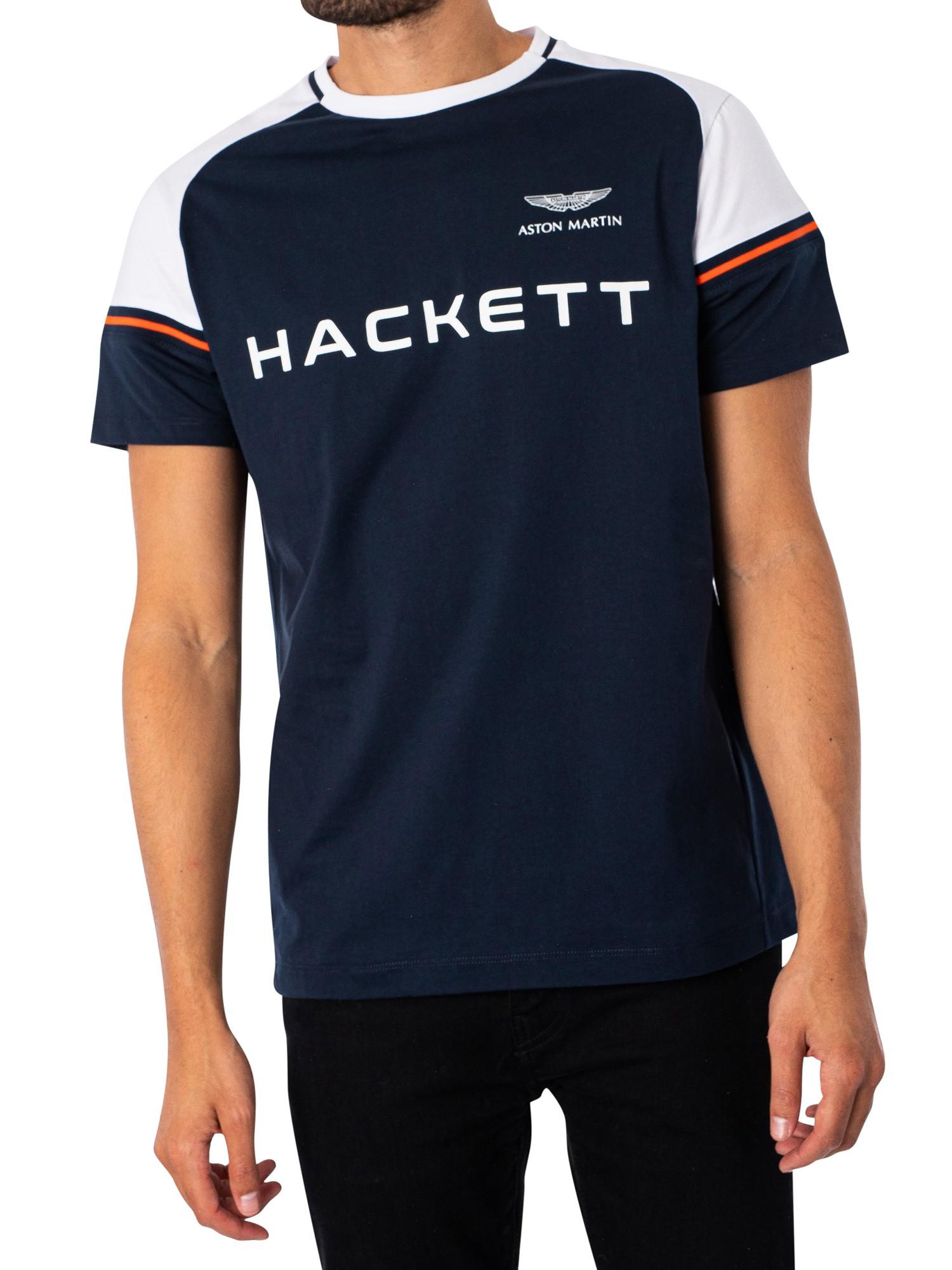 Hackett Amr Tour Tee T-shirt in Blue for Men | Lyst