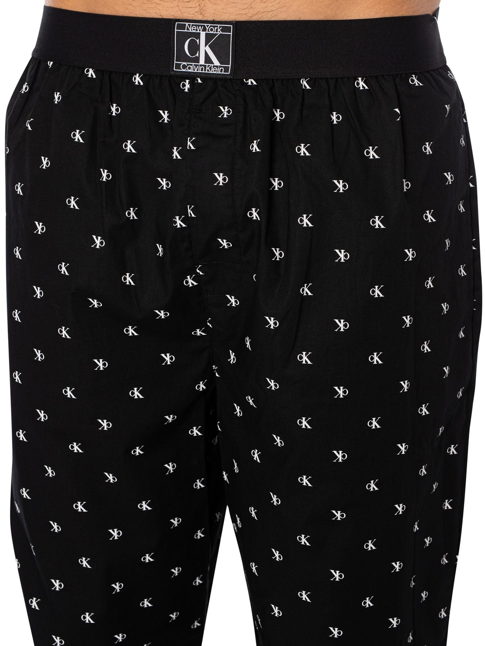 Calvin klein black sleepwear hot sale