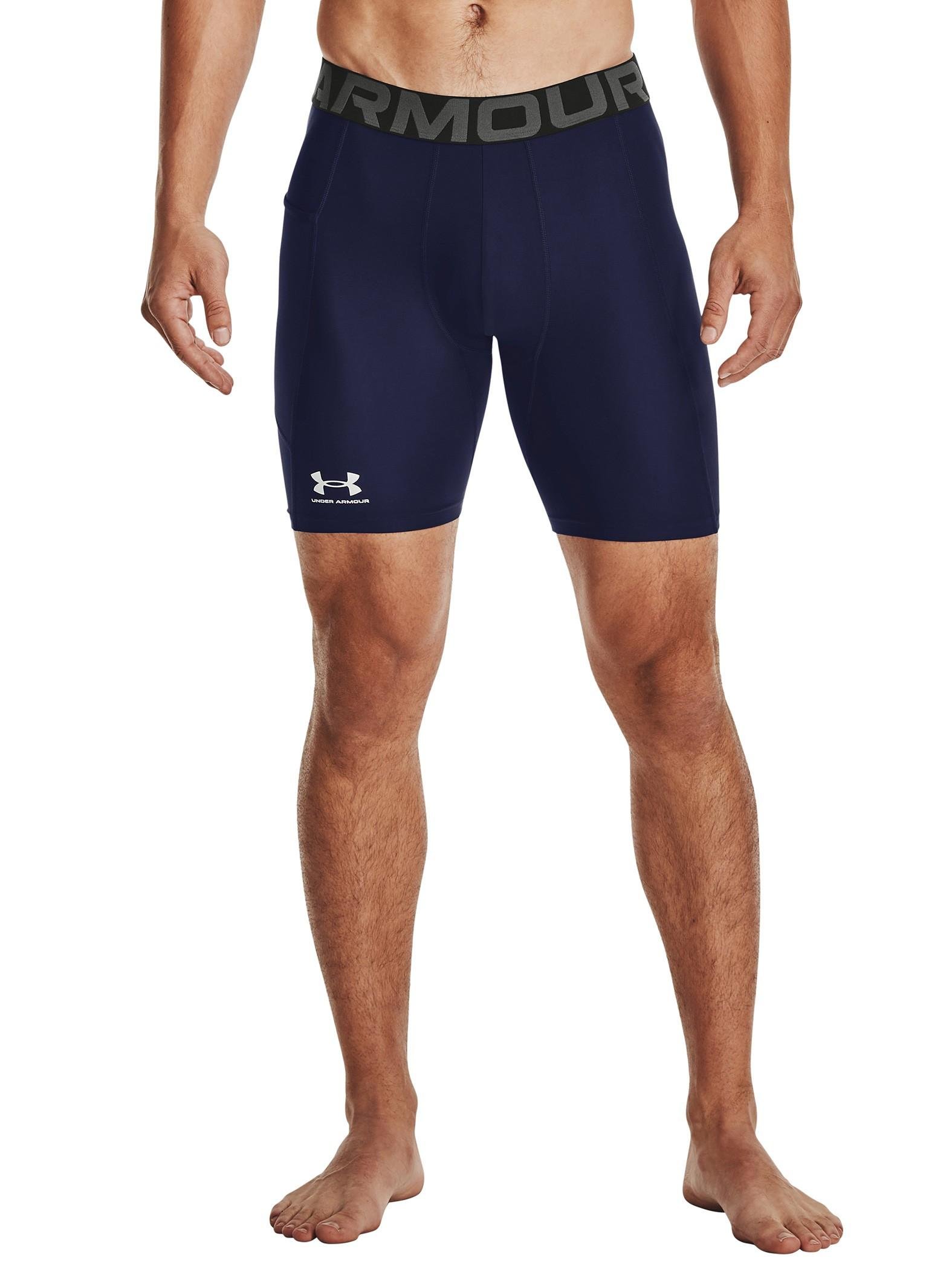 Under Armour Heatgear Compression Shorts in Blue for Men