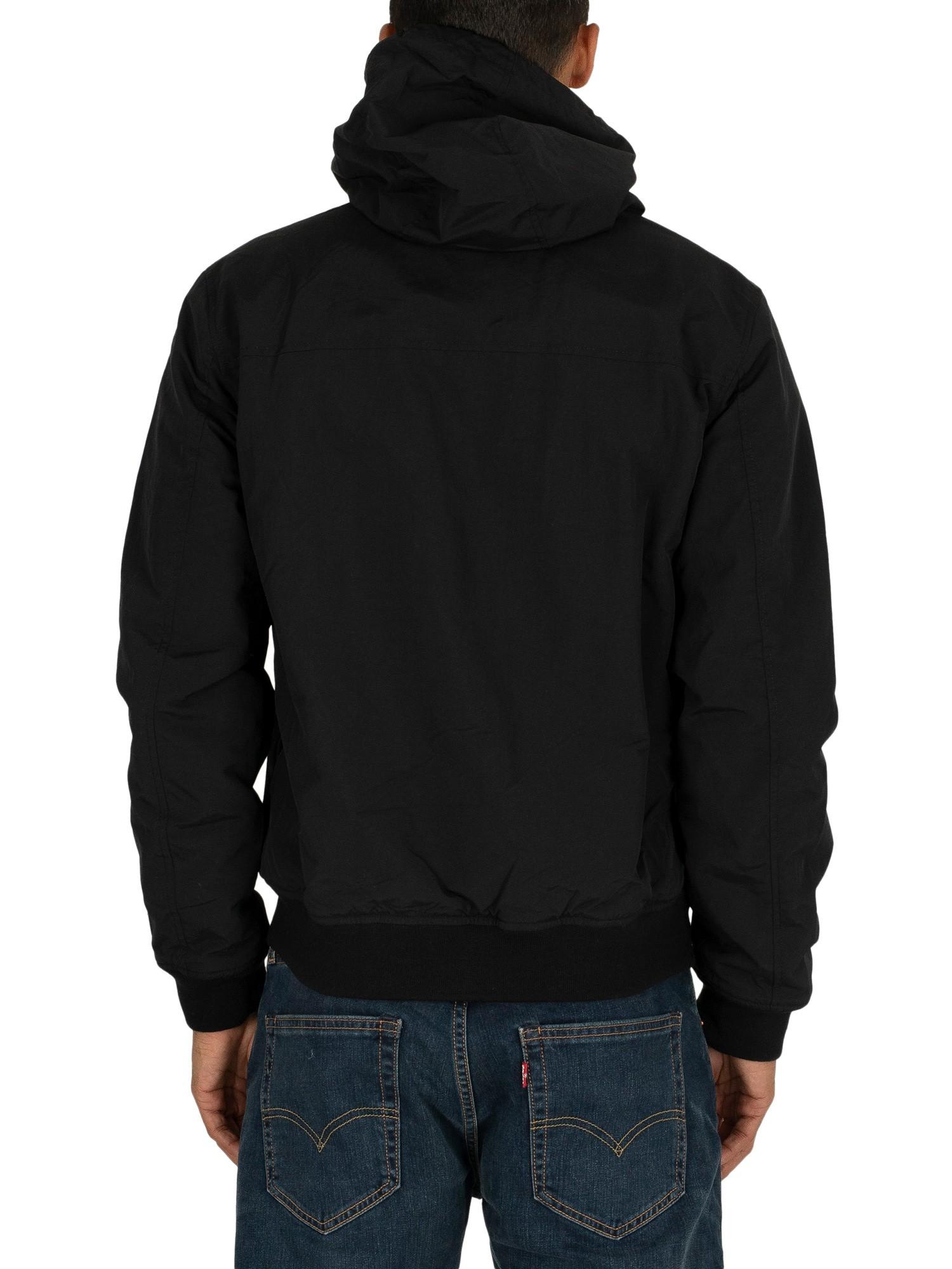 Tommy Hilfiger Padded Nylon Jacket in Black for Men | Lyst