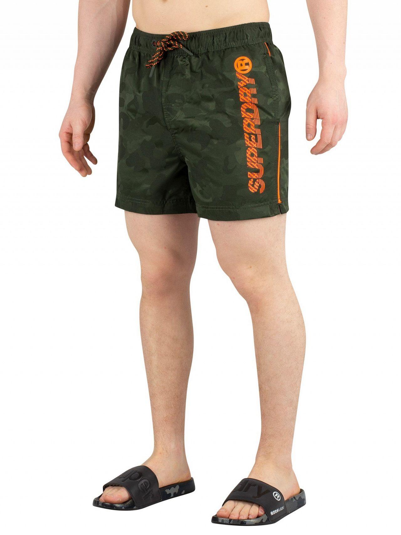 superdry camo swim shorts