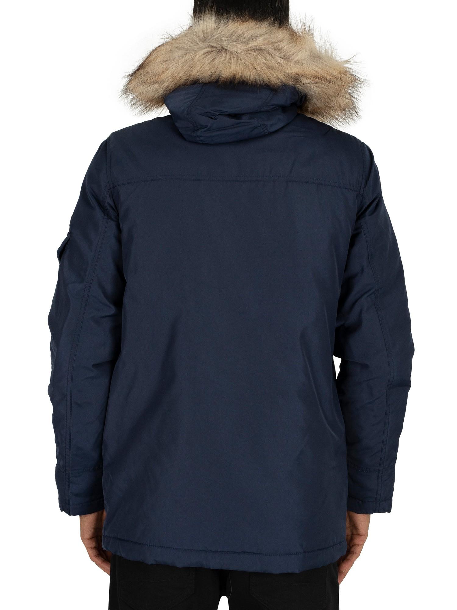 tommy jeans tech padded bomber parka jacket