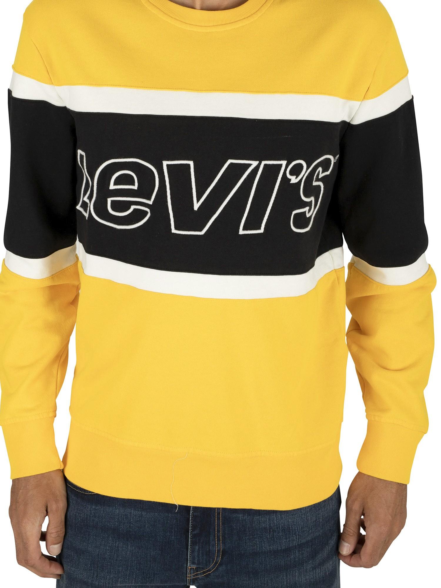 levis yellow sweatshirt