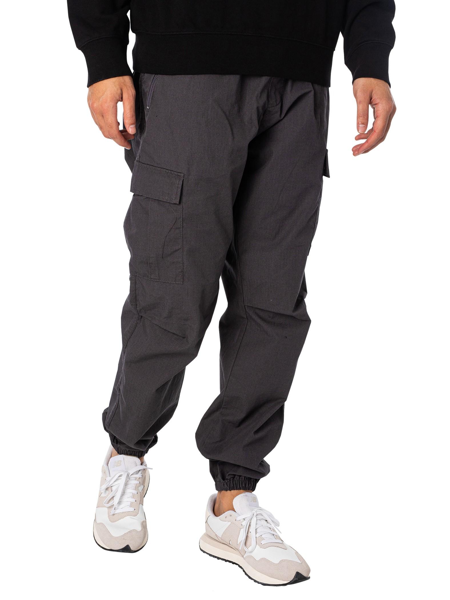 Carhartt Relaxed Tapered Cargo Joggers in Black for Men Lyst