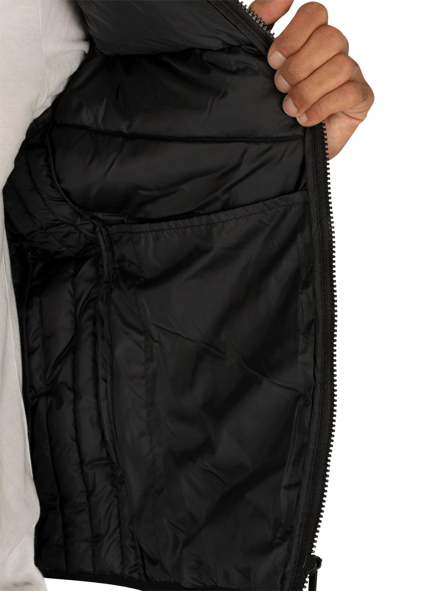 Kappa 222 Banda Amarit Puffer Jacket in Black for Men | Lyst