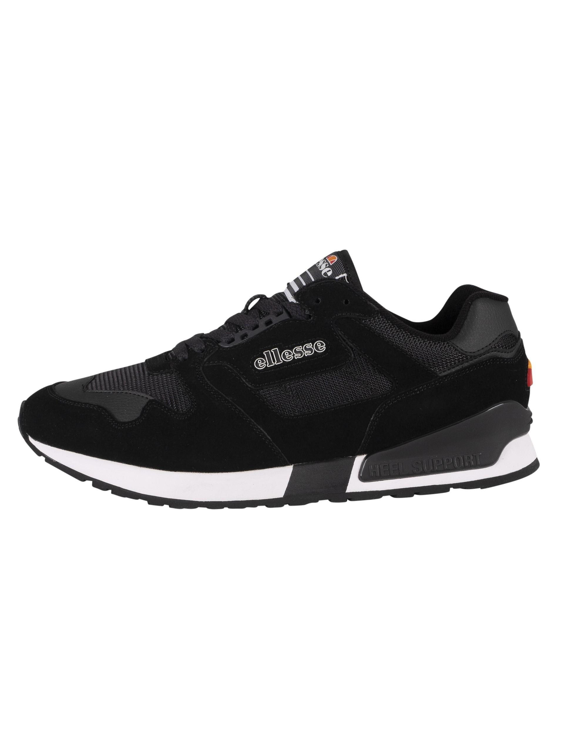 Ellesse 147 Suede Trainers in Black/White (Black) for Men | Lyst
