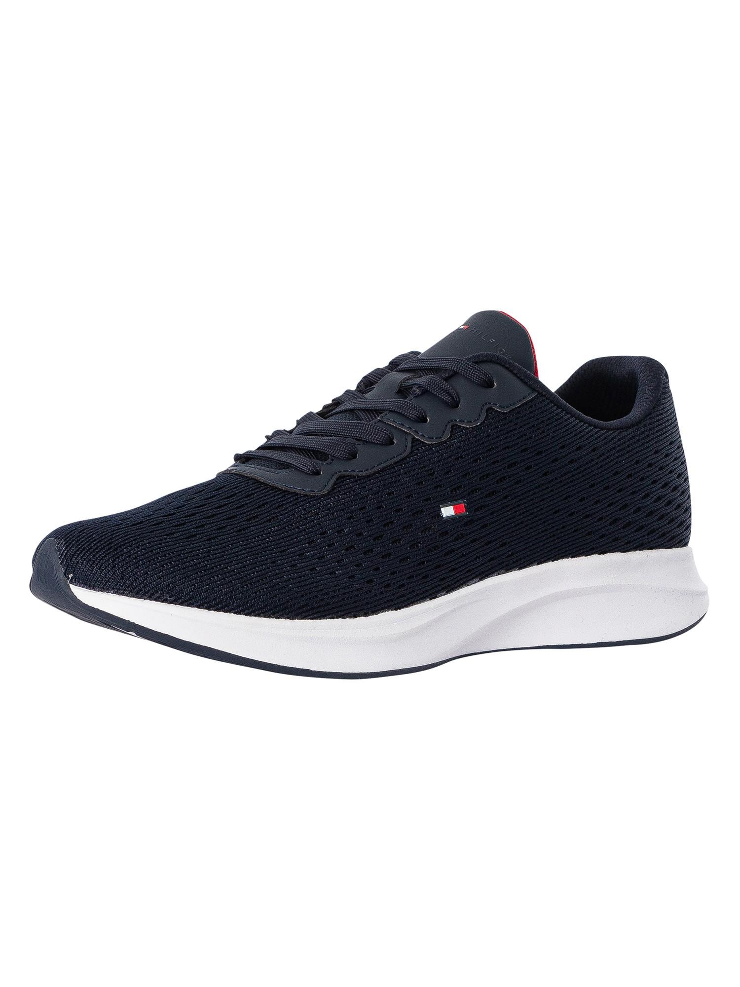 Tommy Hilfiger Lightweight Runner Trainers in Blue for Men | Lyst