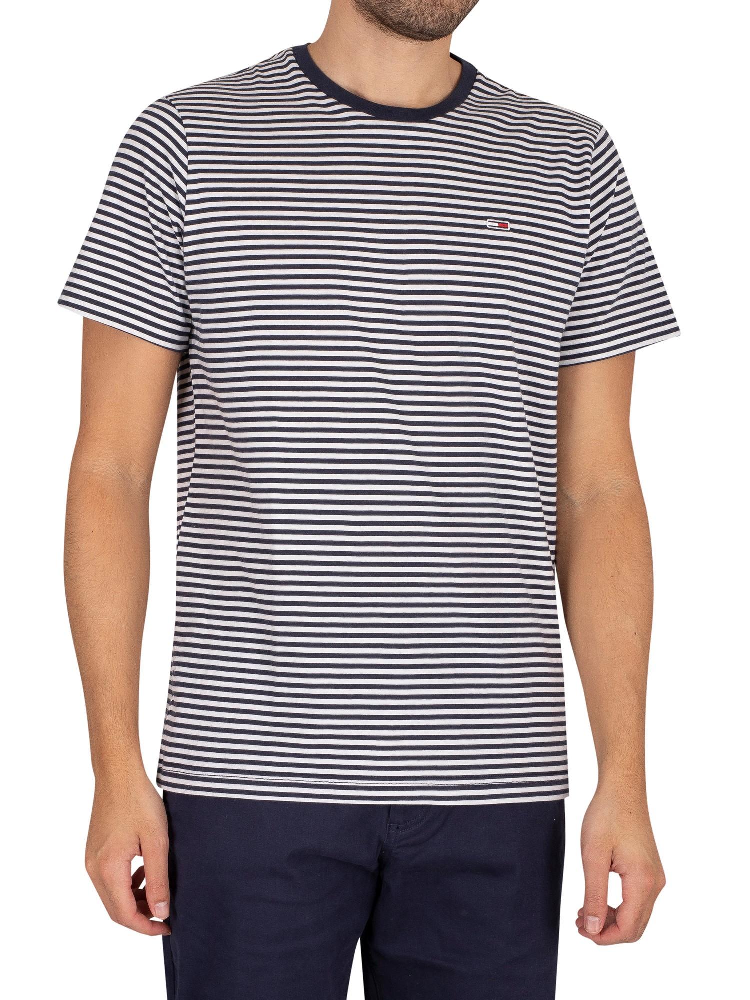 Tommy Hilfiger Denim Classics Stripe T-shirt in Twilight Navy 