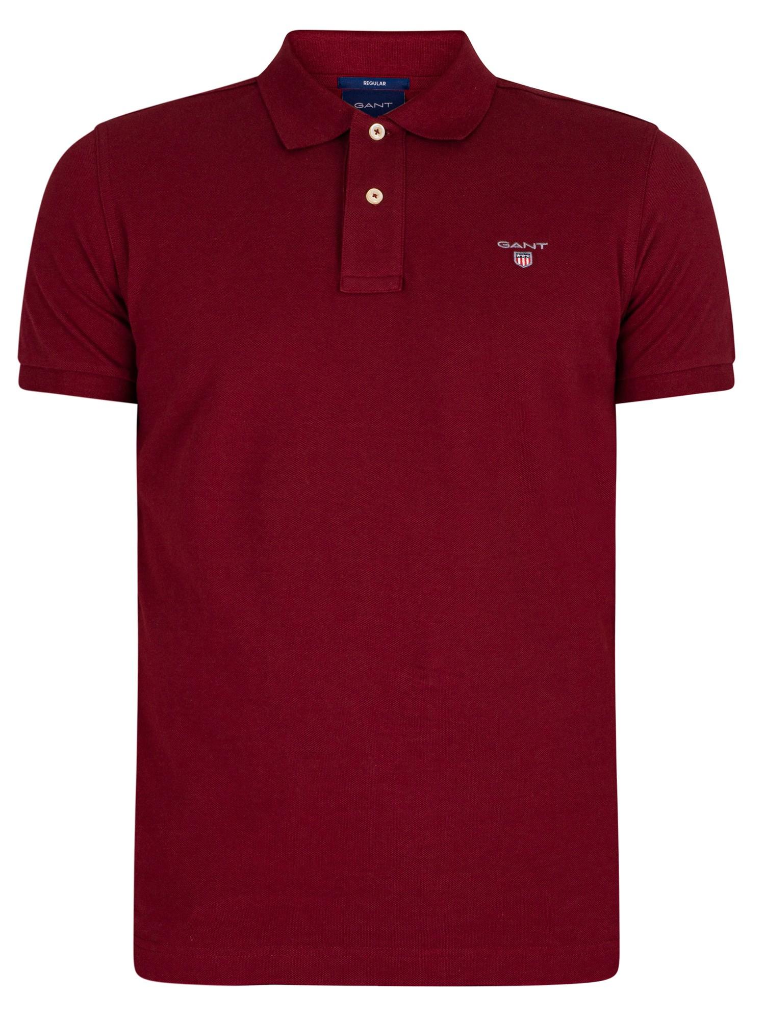 GANT Original Pique Rugger Polo Shirt in Red for Men | Lyst