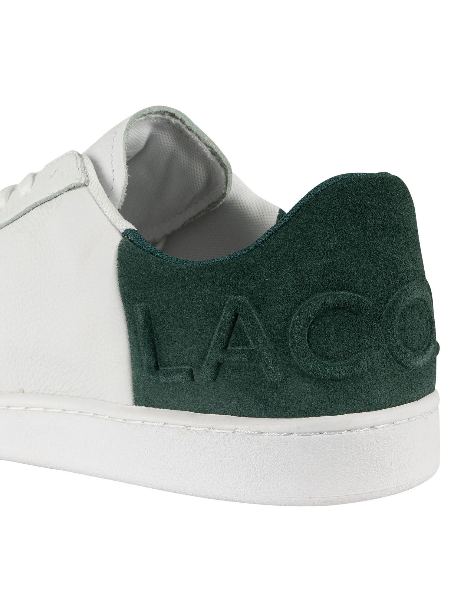 LACOSTE ZAPATILLAS DEPORTIVAS HOMBRE PIEL CARNABY EVO 419 1 SMA  38SMA0030407 WHITE/NAVY/RED LAC032