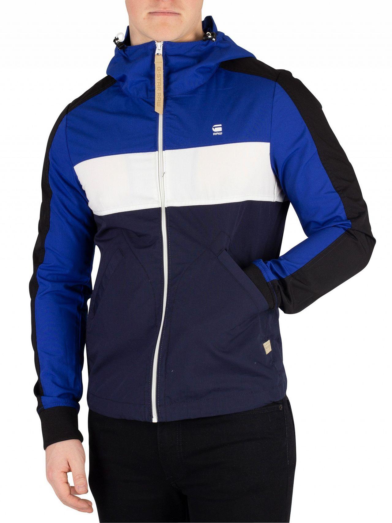 G-Star RAW Setscale Cb Hooded Jacket in Blue for Men | Lyst