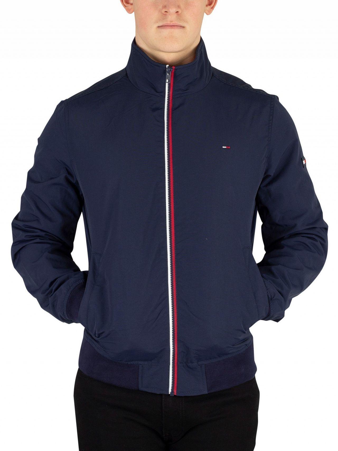 Tommy Hilfiger Iris Navy Essential Casual Bomber for Men | Lyst