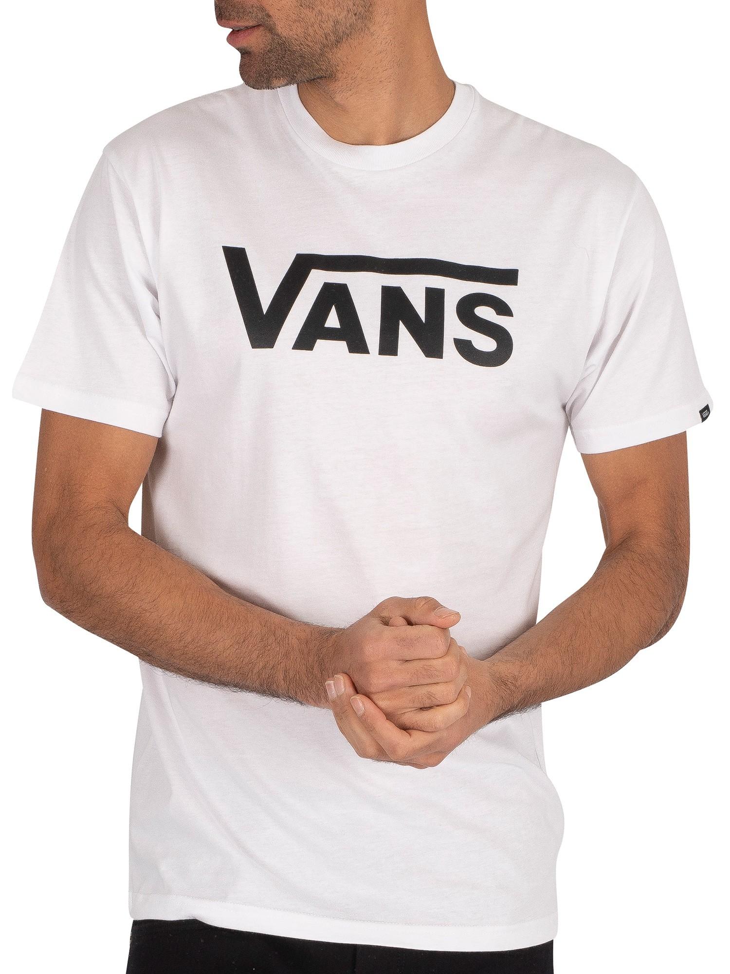 Vans Classic T-shirt in White/Black (White) for Men - Lyst