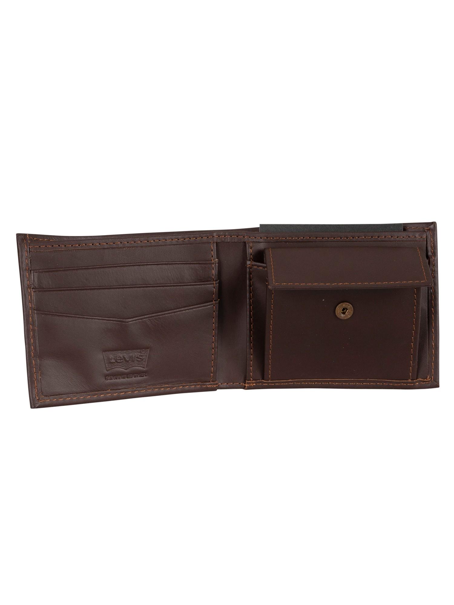 Levis leather wallet in tan | ASOS