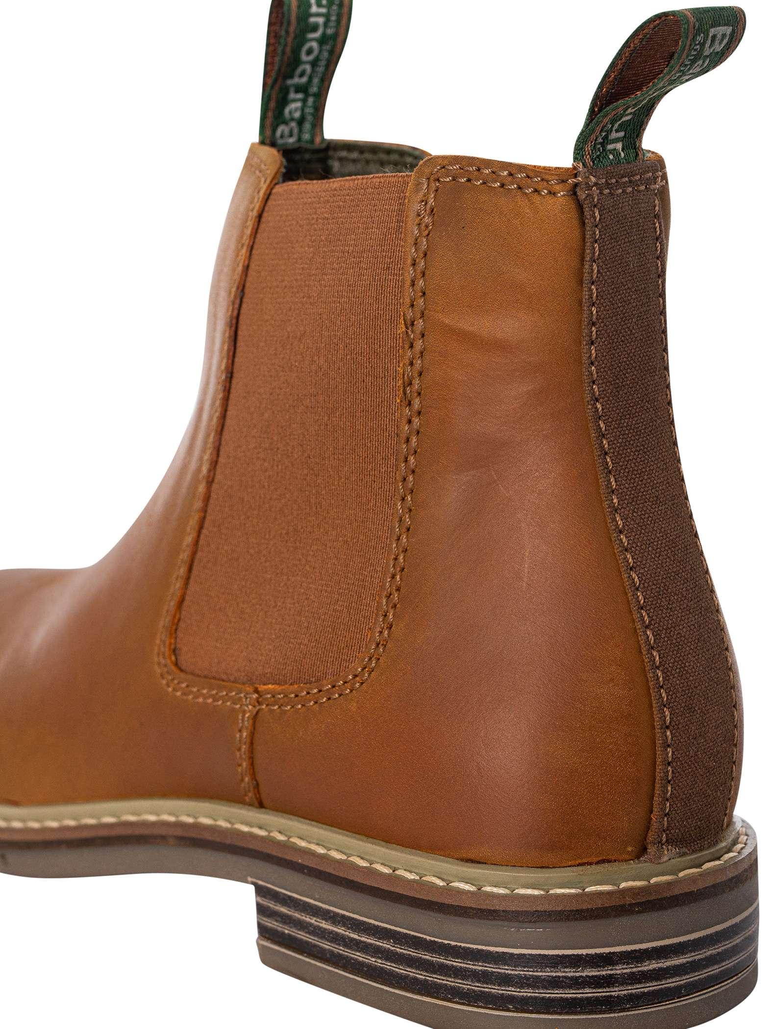 Barbour farsley boot dark tan sales