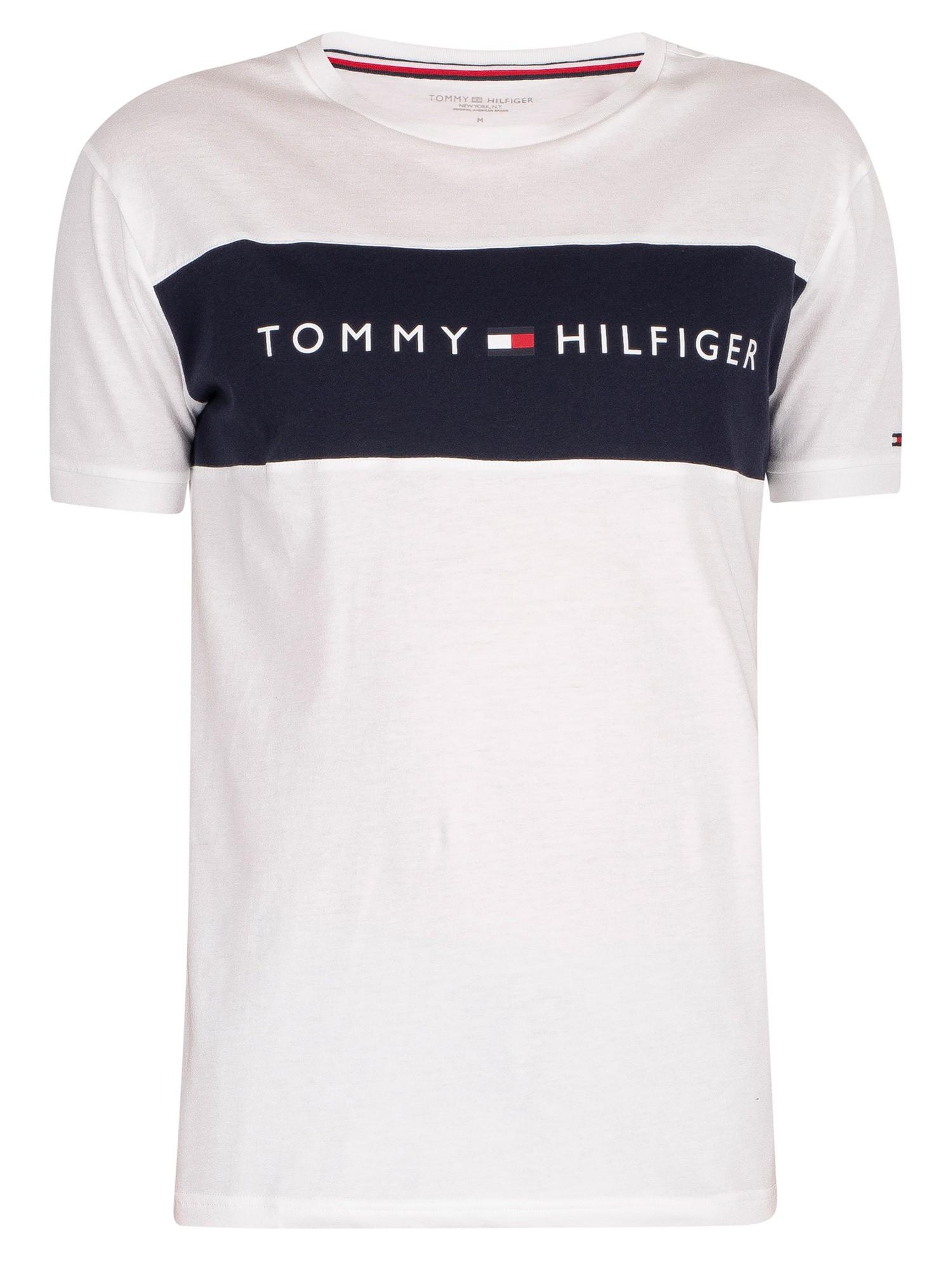 tommy hilfiger crew neck logo flag