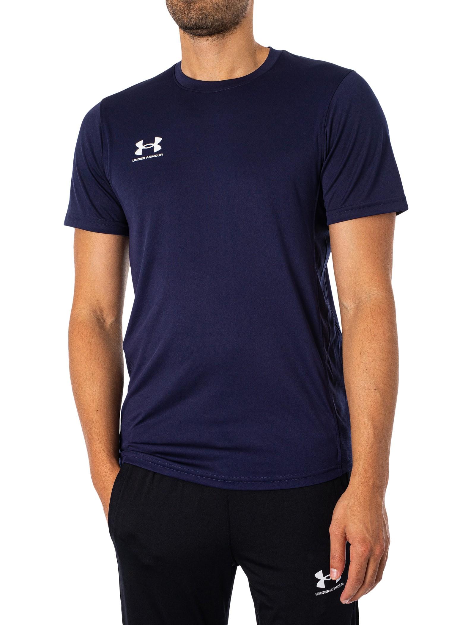 Under Armour Challenger Training T-shirt in Blue for Men | Lyst