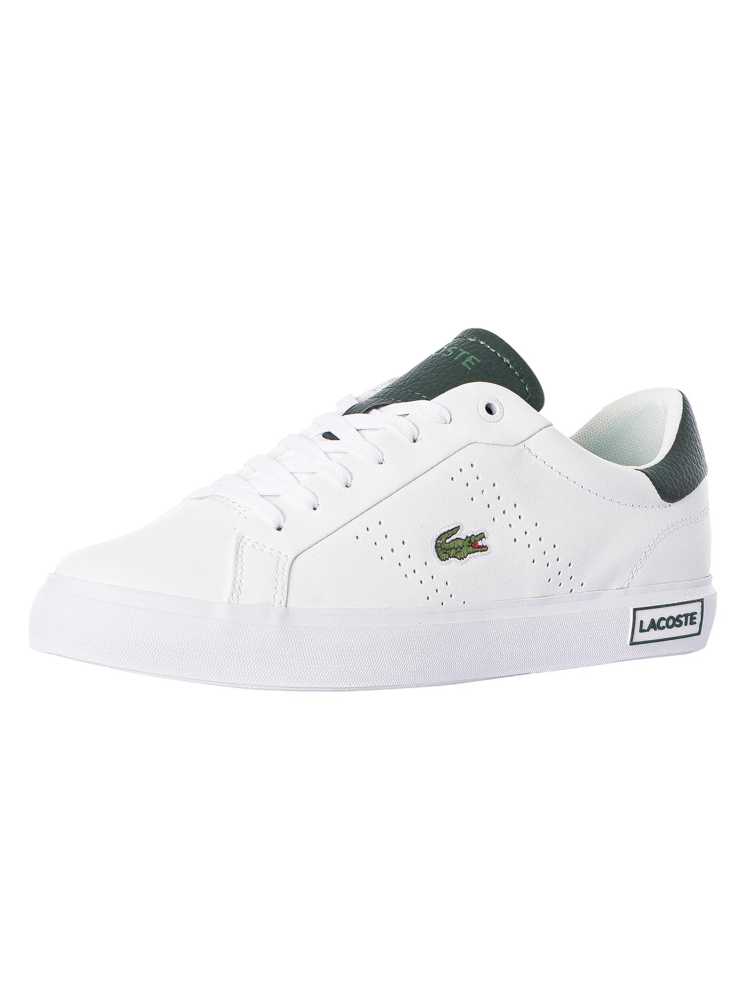 Lacoste Powercourt 2.0 123 Sma Leather Trainers in White for Men | Lyst