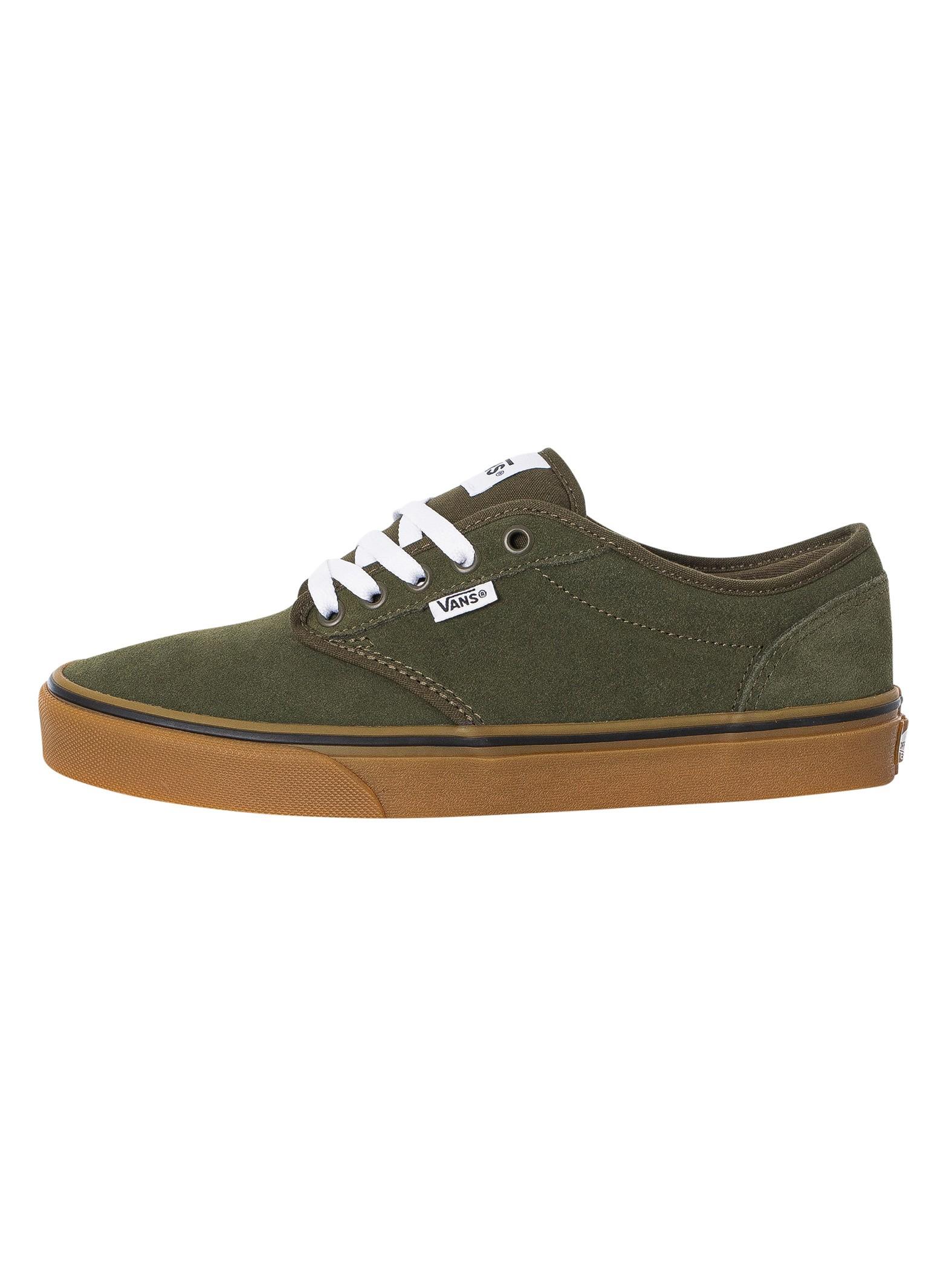 Vans Atwood Suede Trainers in Green for Men Lyst