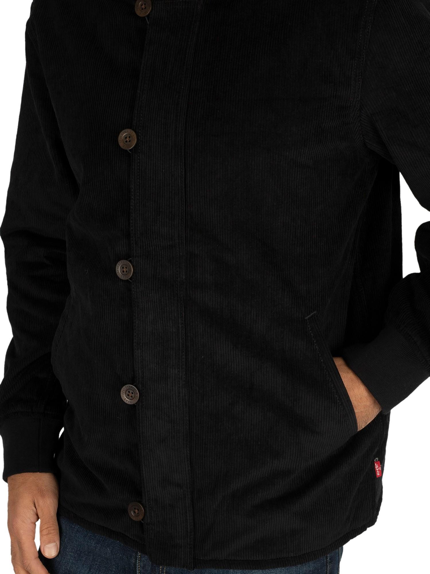 Levi's Quilted Deck Bomber Jacket in Black for Men - Lyst