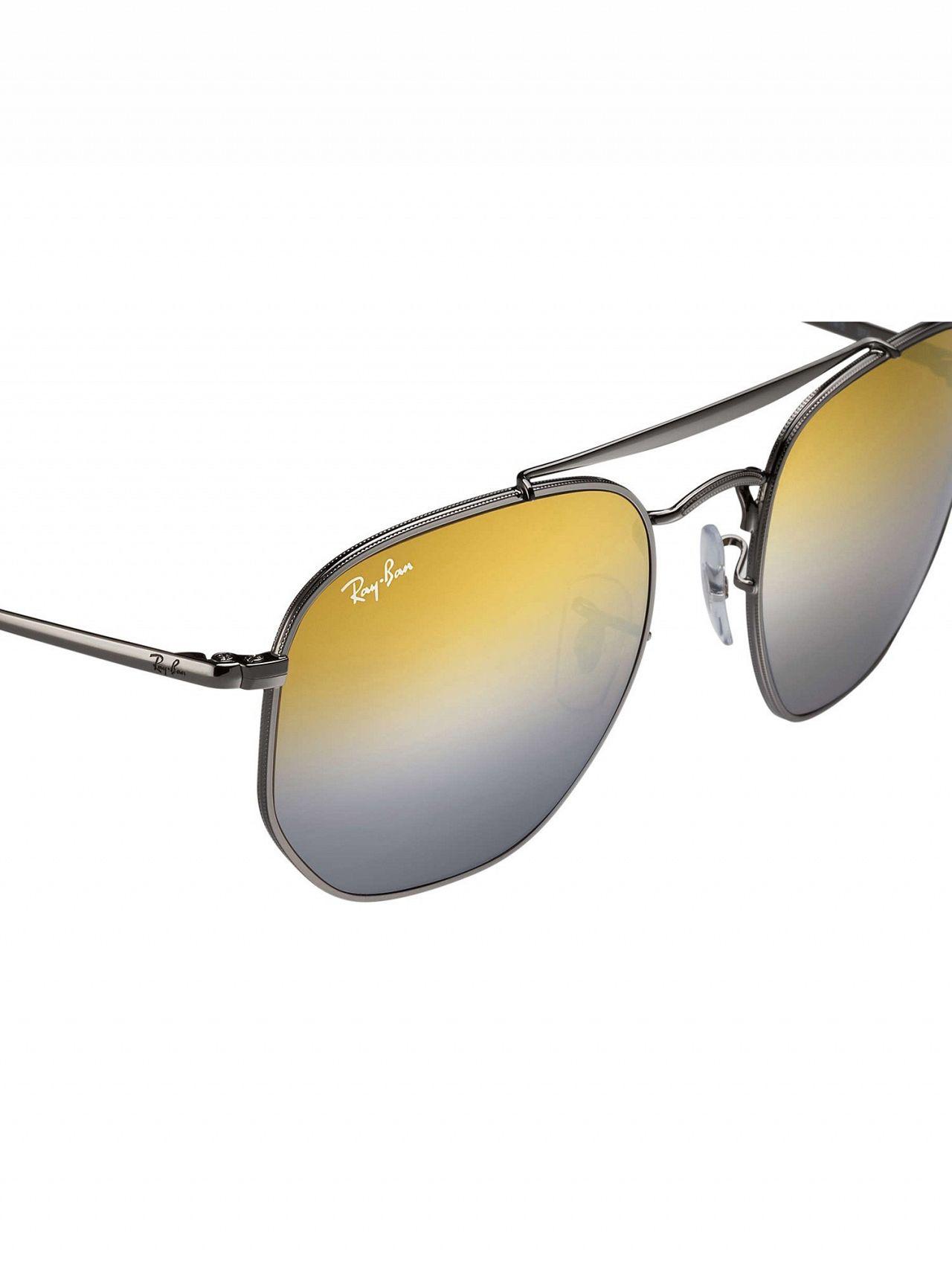 ray ban marshal brown gradient