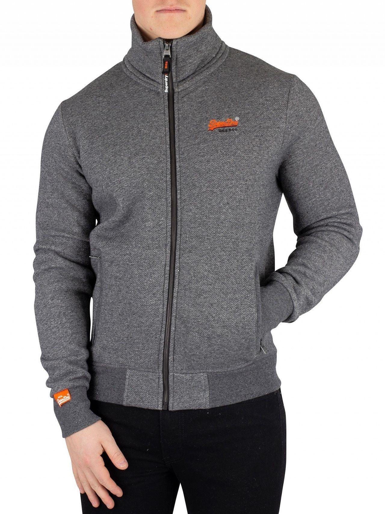 Lyst - Superdry Men's Orange Label Track Jacket, Grey Men's Jacket In ...
