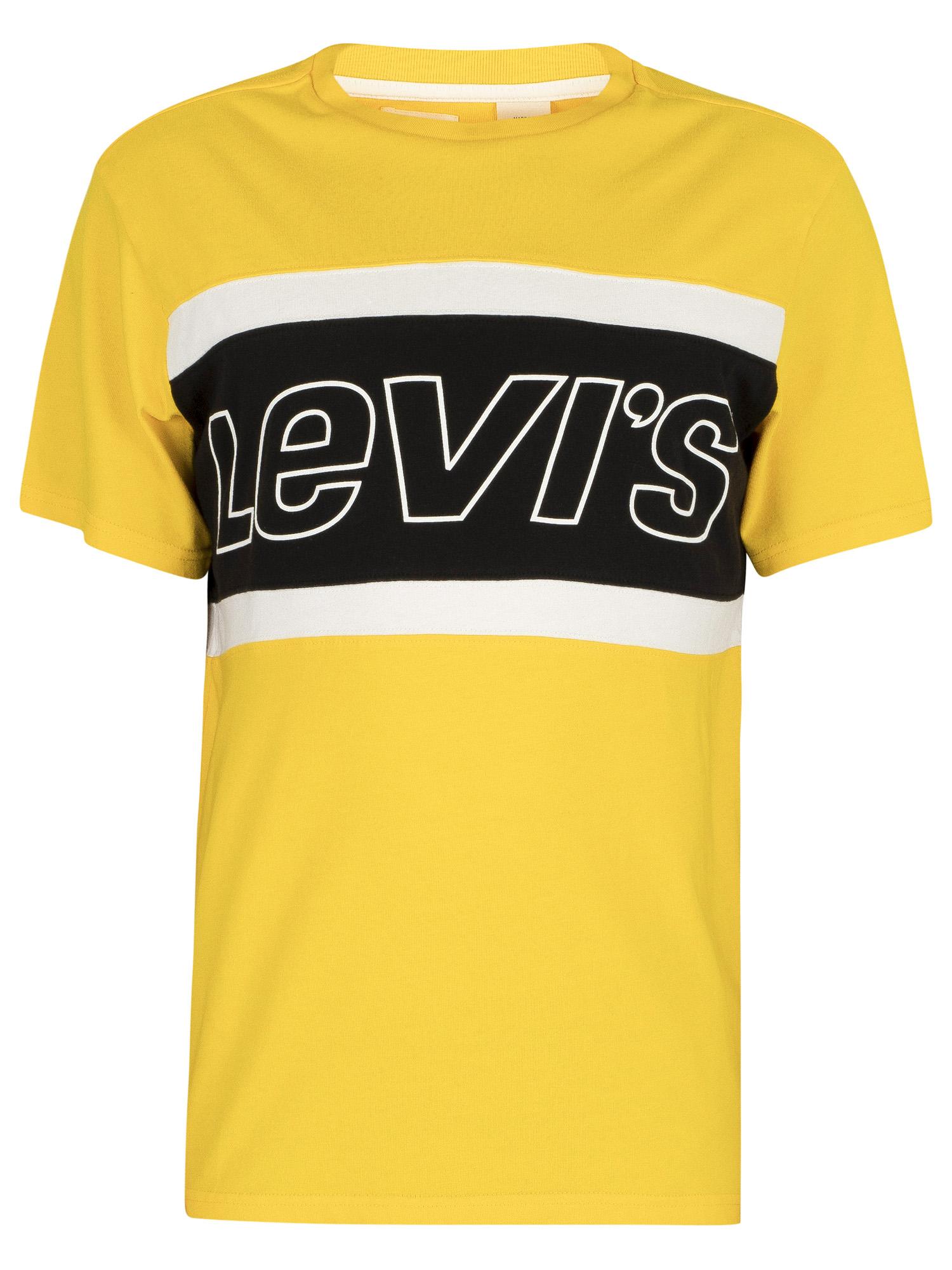 levis t shirt color block