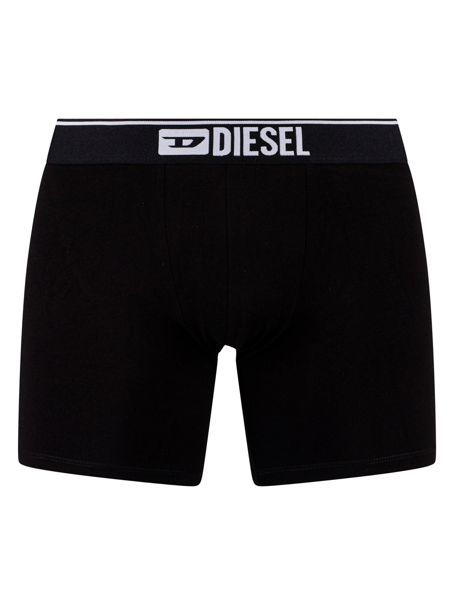 DIESEL 3 Pack Sebastian Boxer Briefs in Black for Men | Lyst