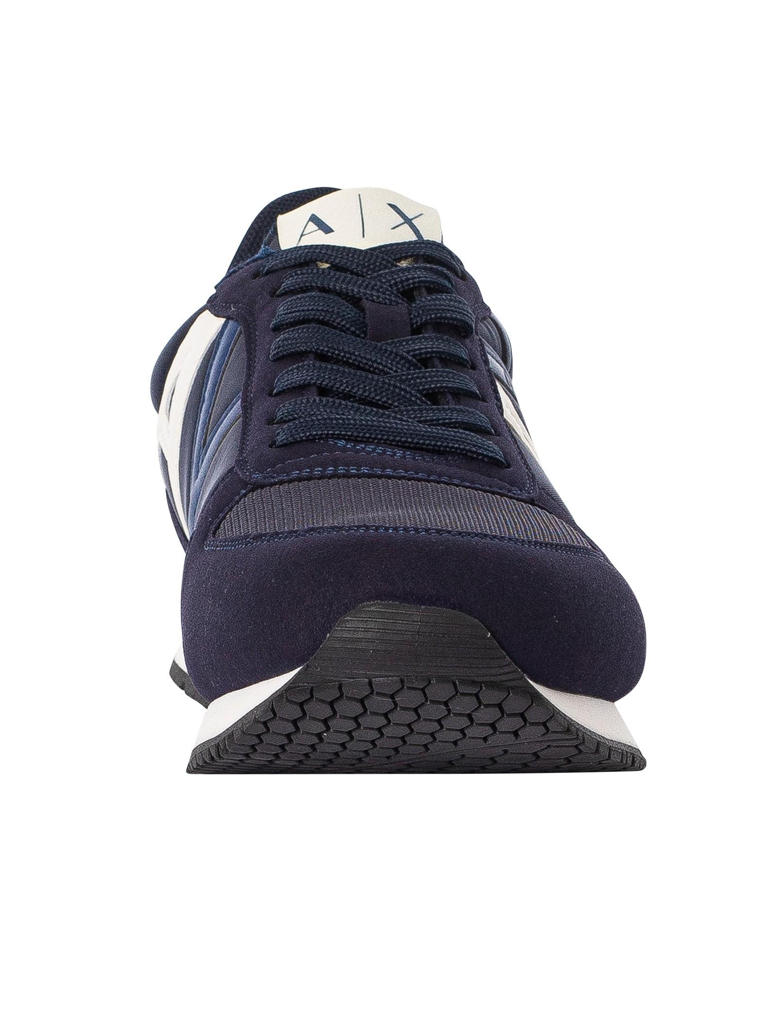 Armani exchange retro logo shops sneakers