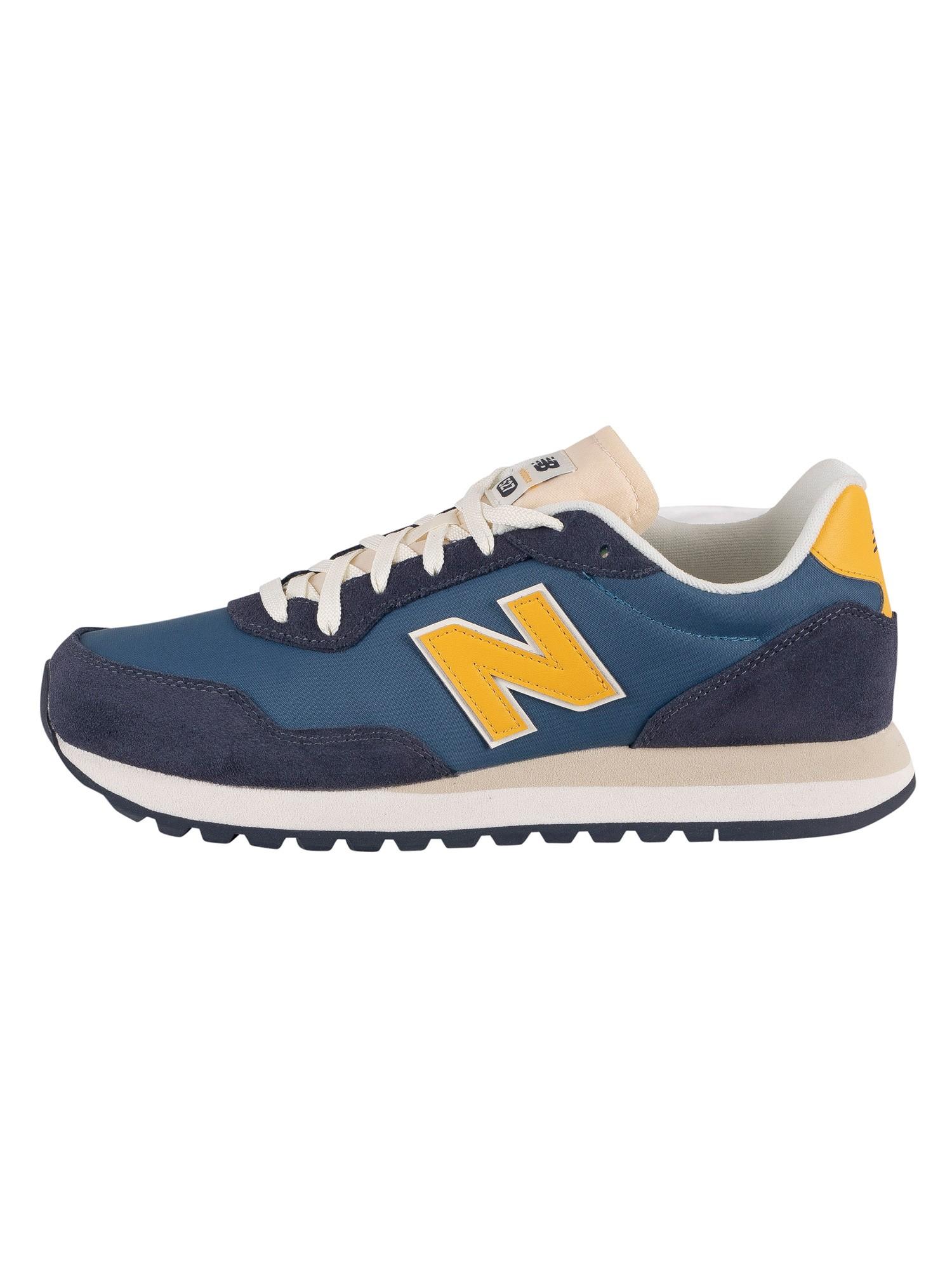 New Balance Suede 527 Trainers in Natural Indigo/Cobalt Blue (Blue 