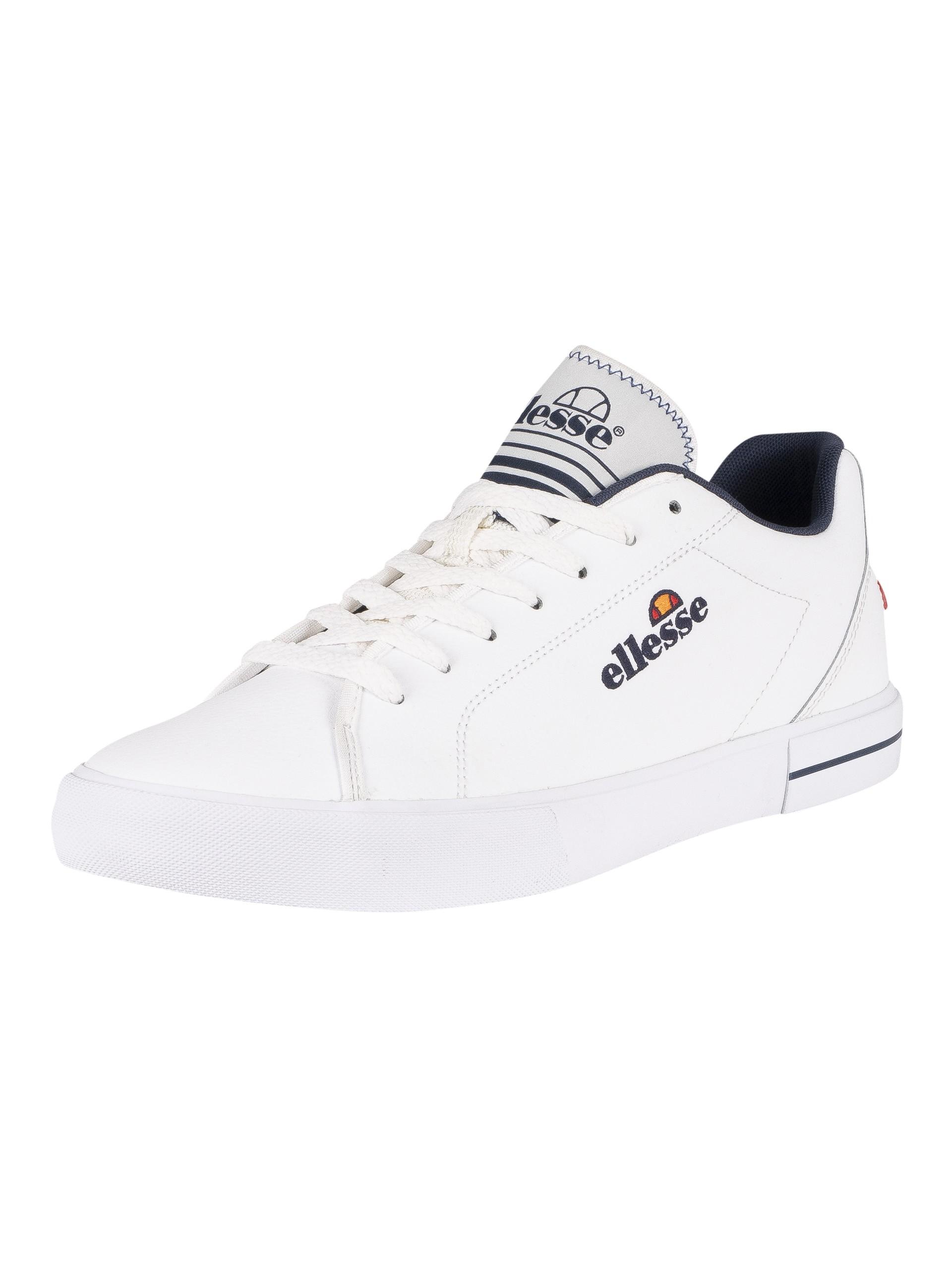 Ellesse Taggia Leather Trainers in White for Men Lyst Australia