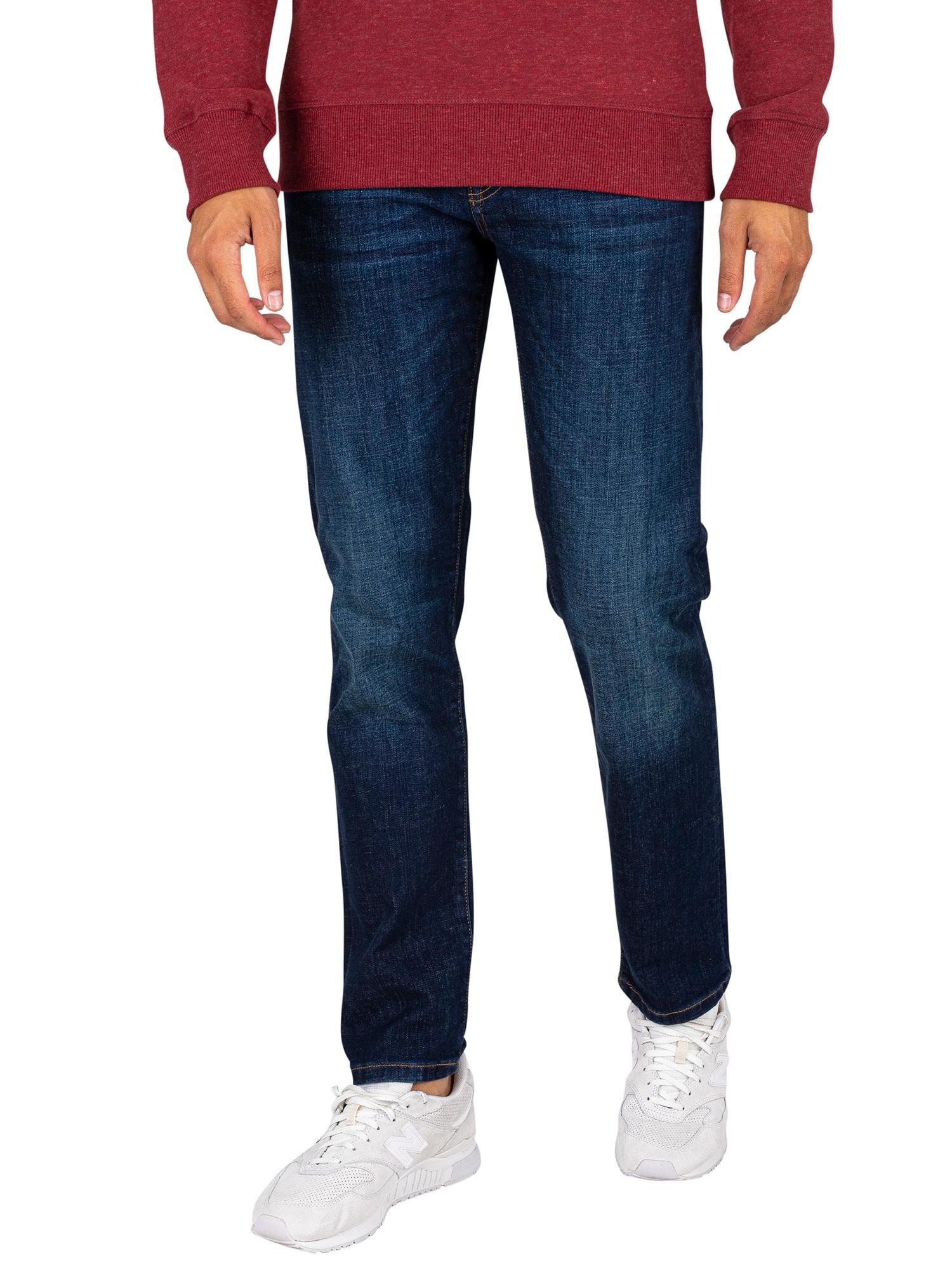 Superdry Vintage Slim Straight Jeans in Blue for Men | Lyst
