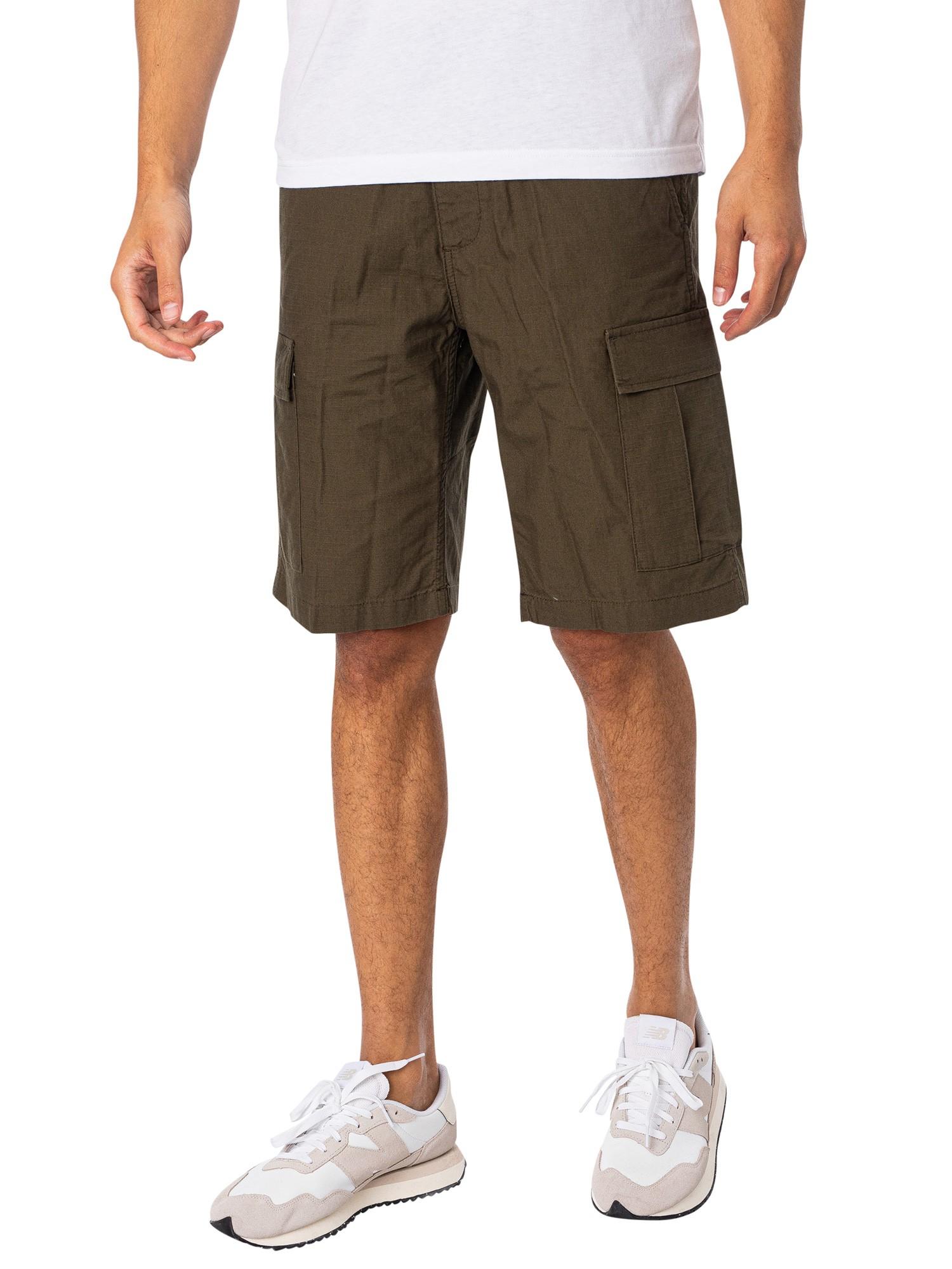 Carhartt WIP Aviation Slim Cargo Shorts in Natural for Men | Lyst